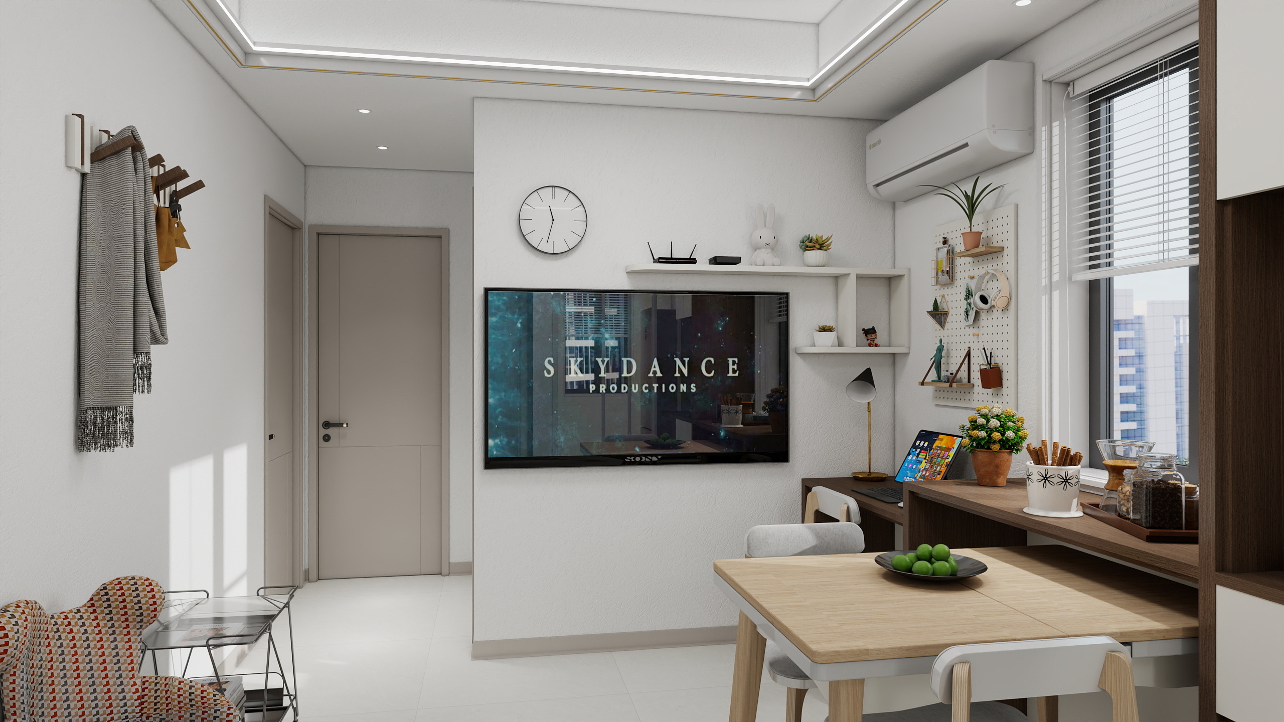 惊蛰@烽-45㎡三室一厅一厨一卫-装修设计方案