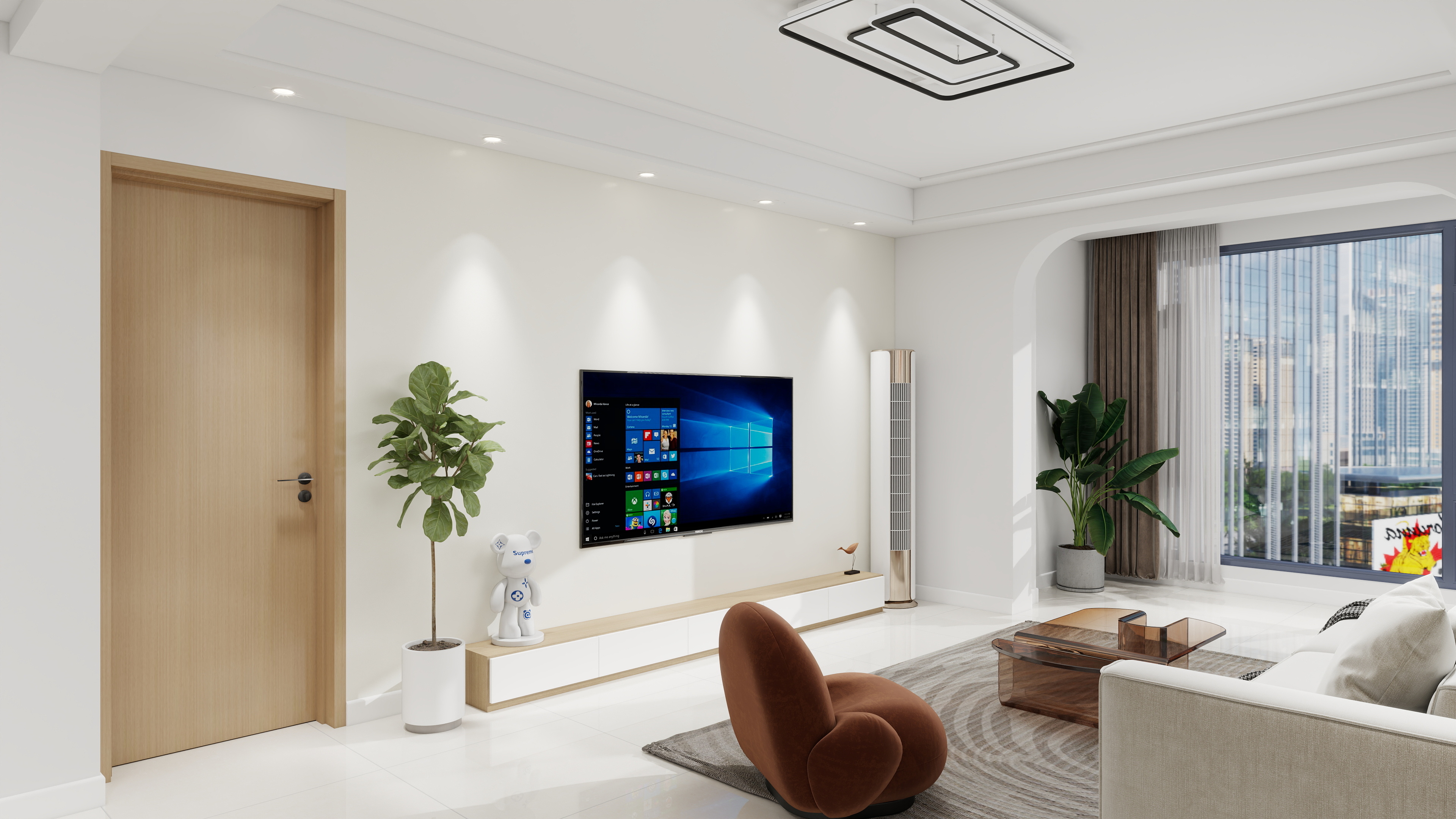 魏涛-升华·翡翠城114㎡1室-装修设计方案