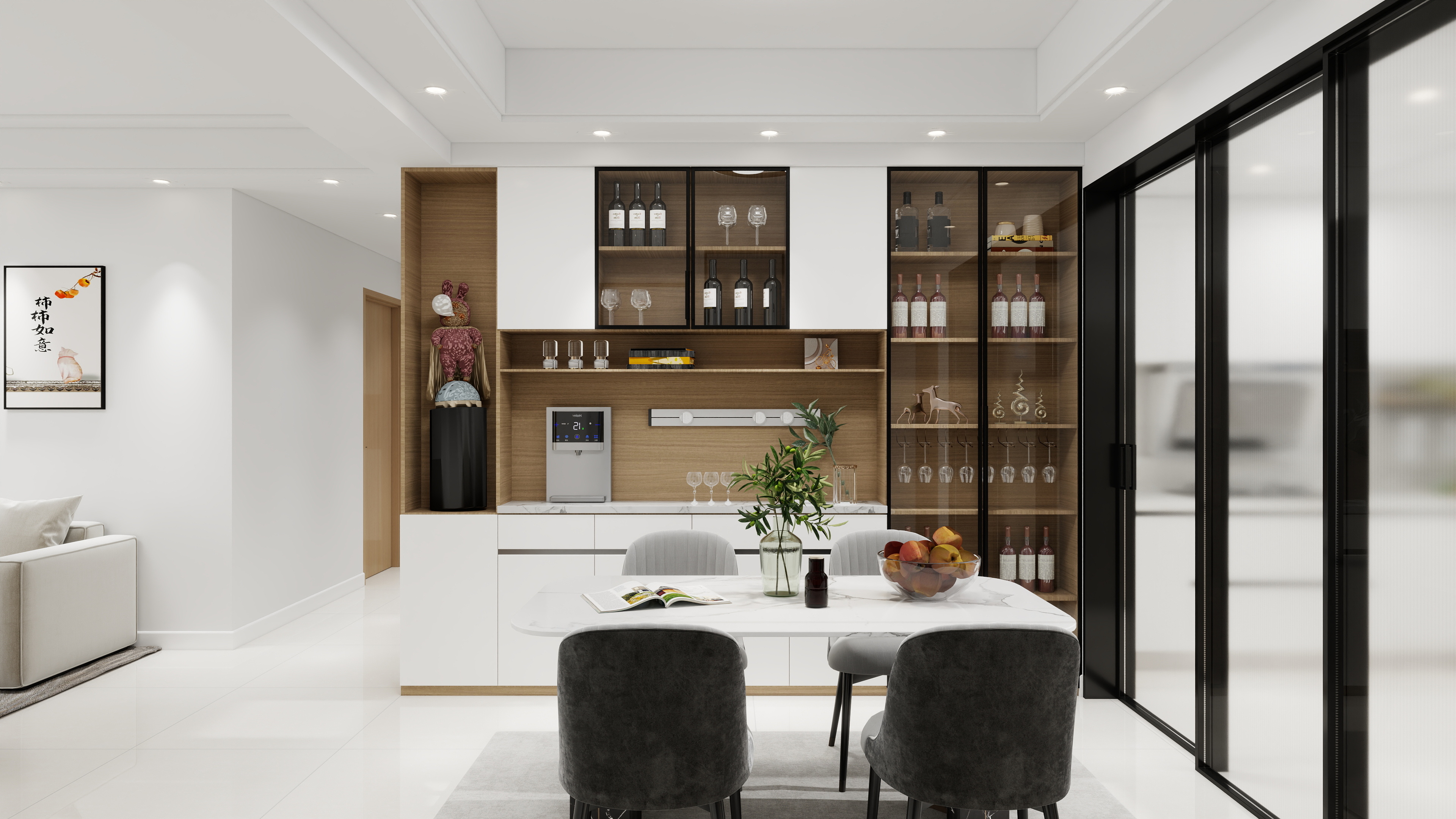 魏涛-升华·翡翠城114㎡1室装修效果图