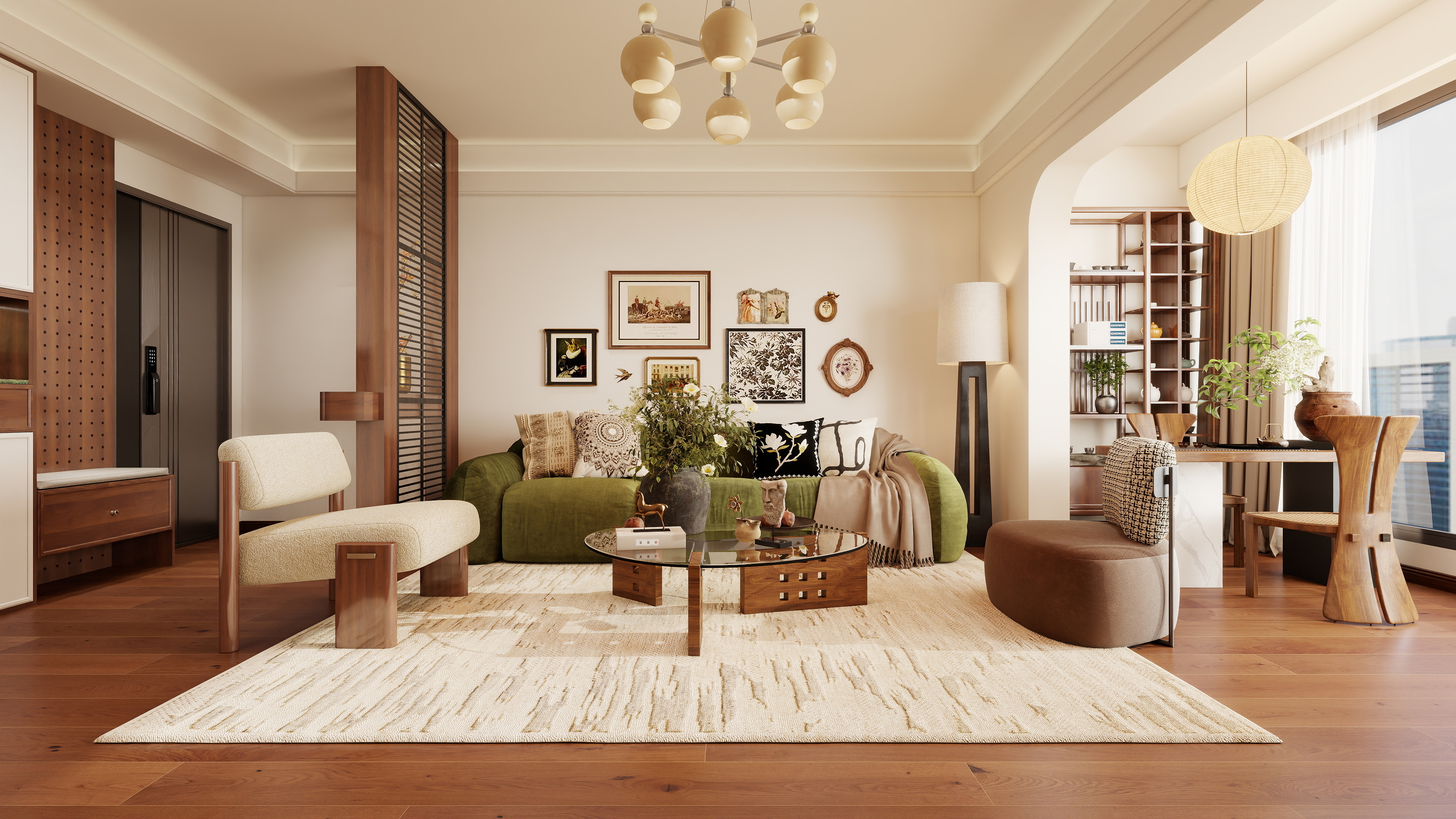 至简名设-文稳康-《民族苑》110平南阳中古|四居室-装修设计方案