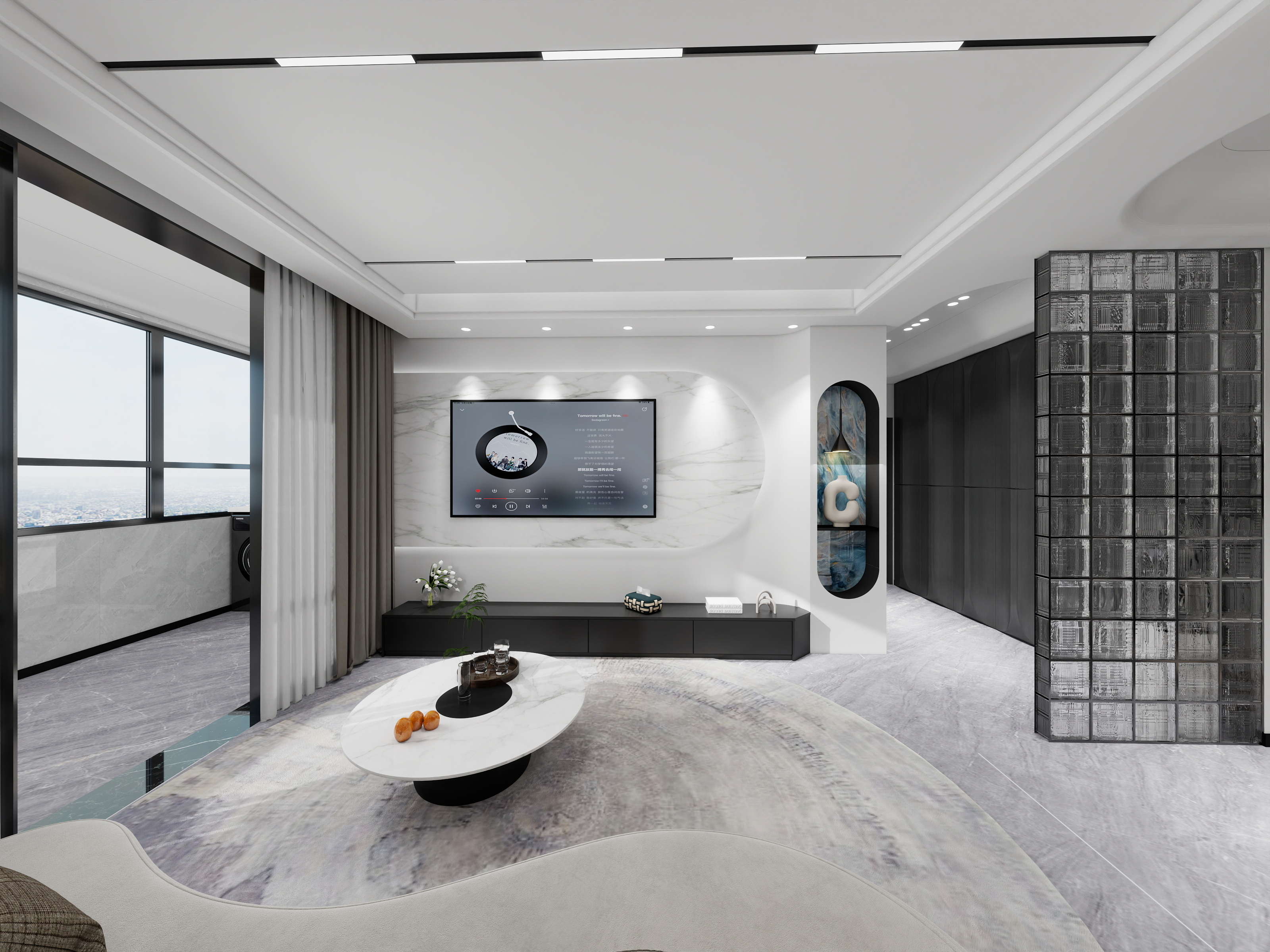 栖寐-【意式独居】一室一厅70㎡-装修设计方案