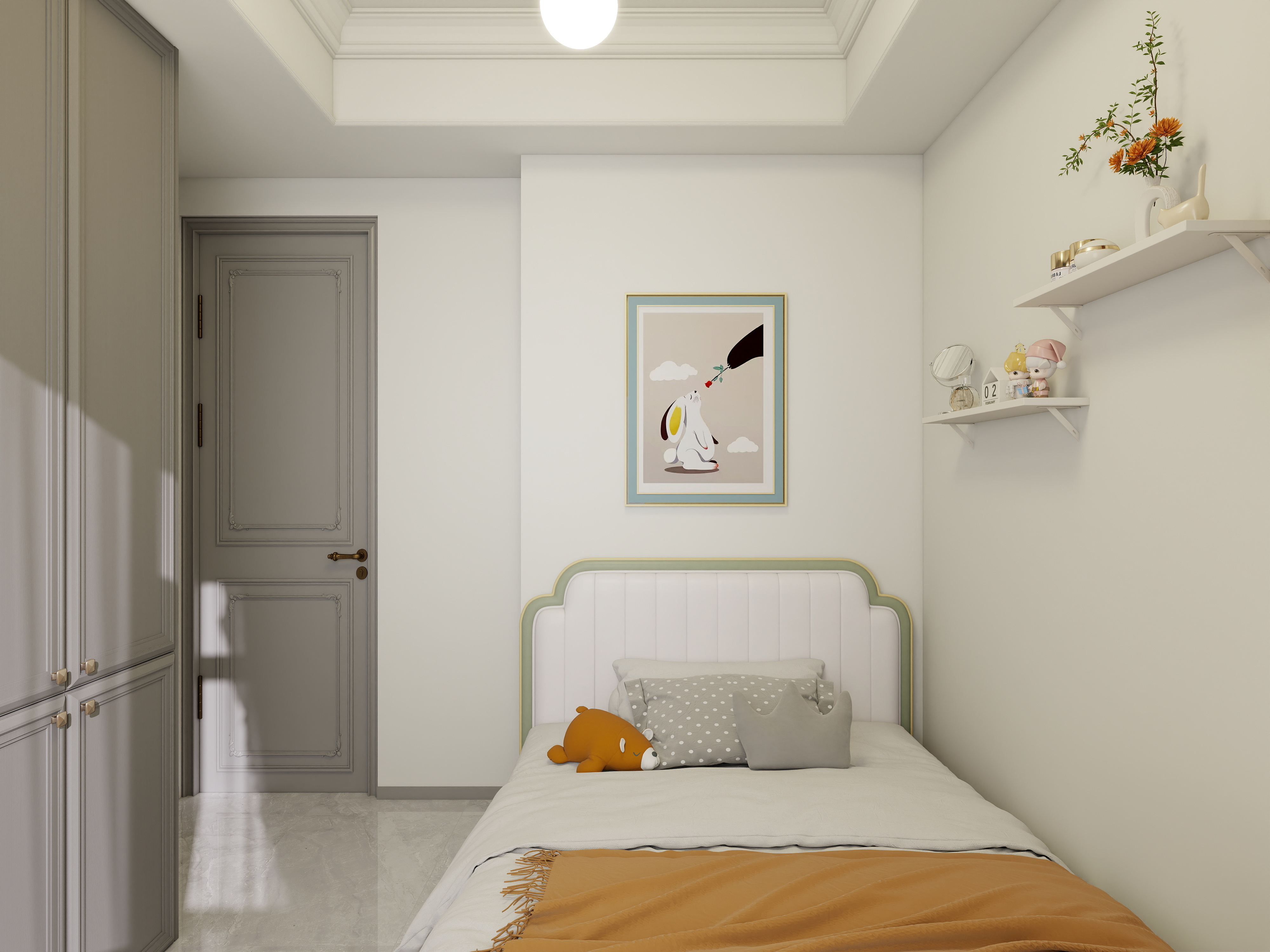 艺雅丽-131平法式 一层儿童房装修效果图第2张