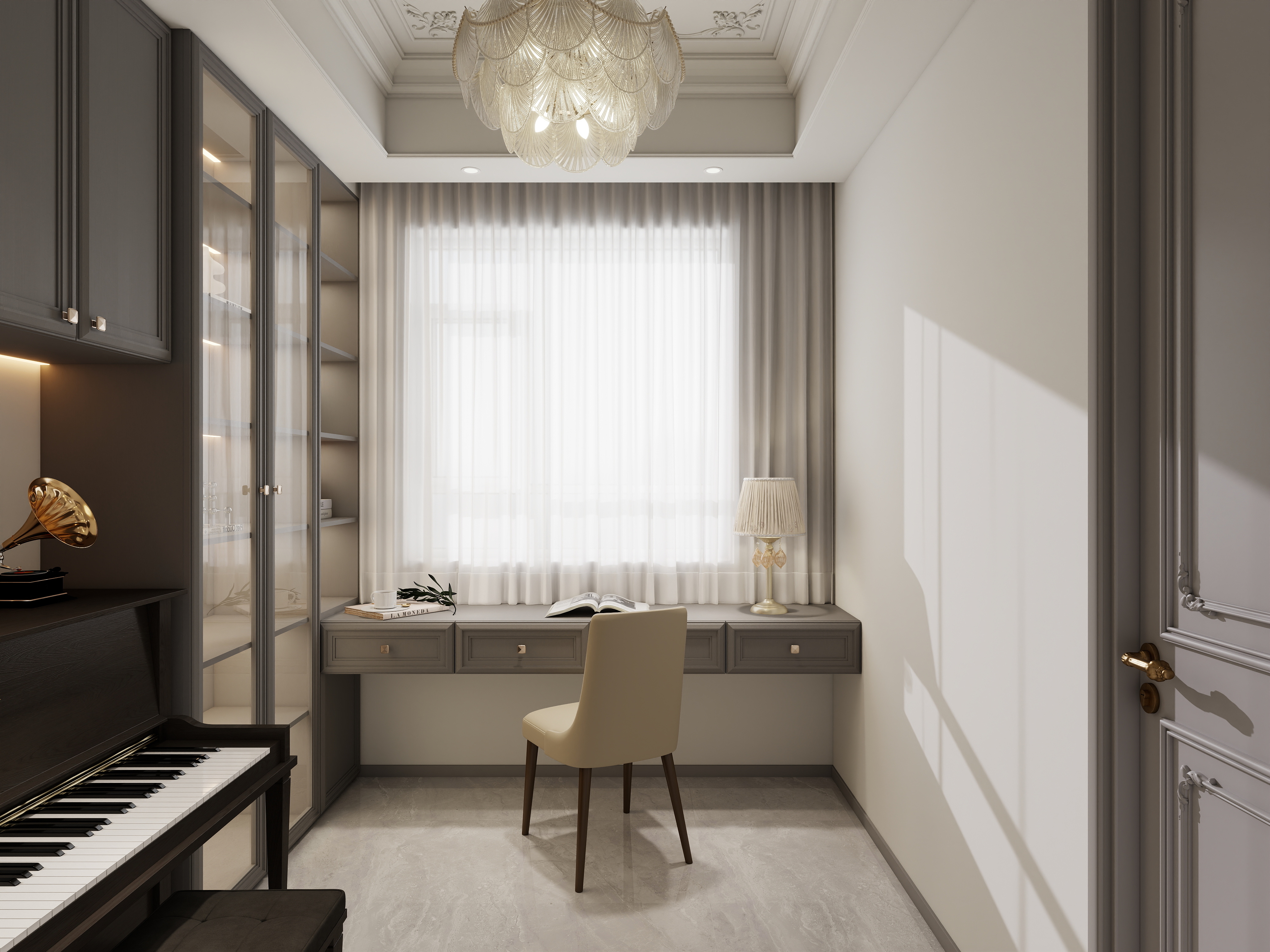 艺雅丽-131平法式 装修效果图