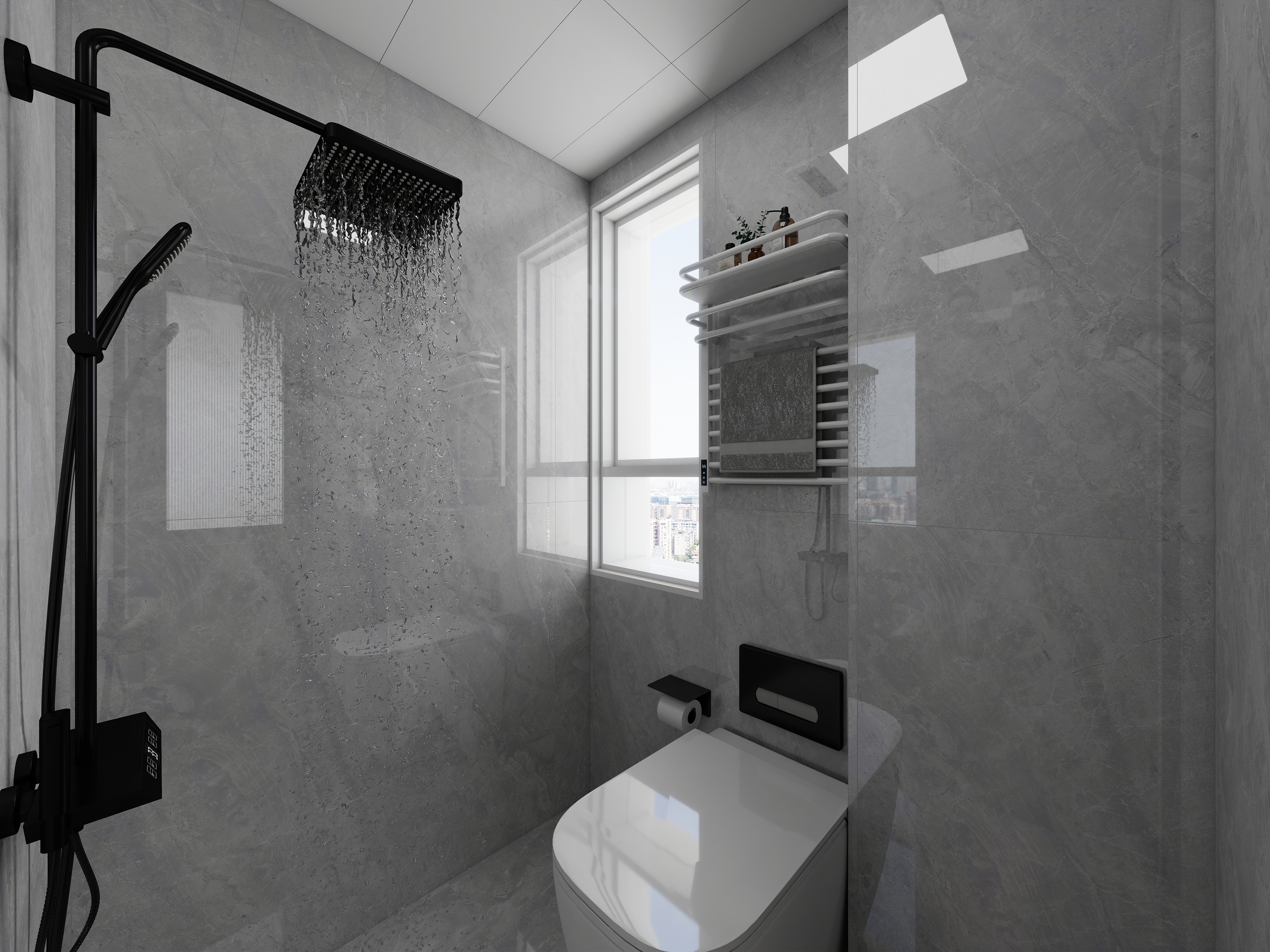 艺雅丽-131平法式 一层卫生间装修效果图第2张