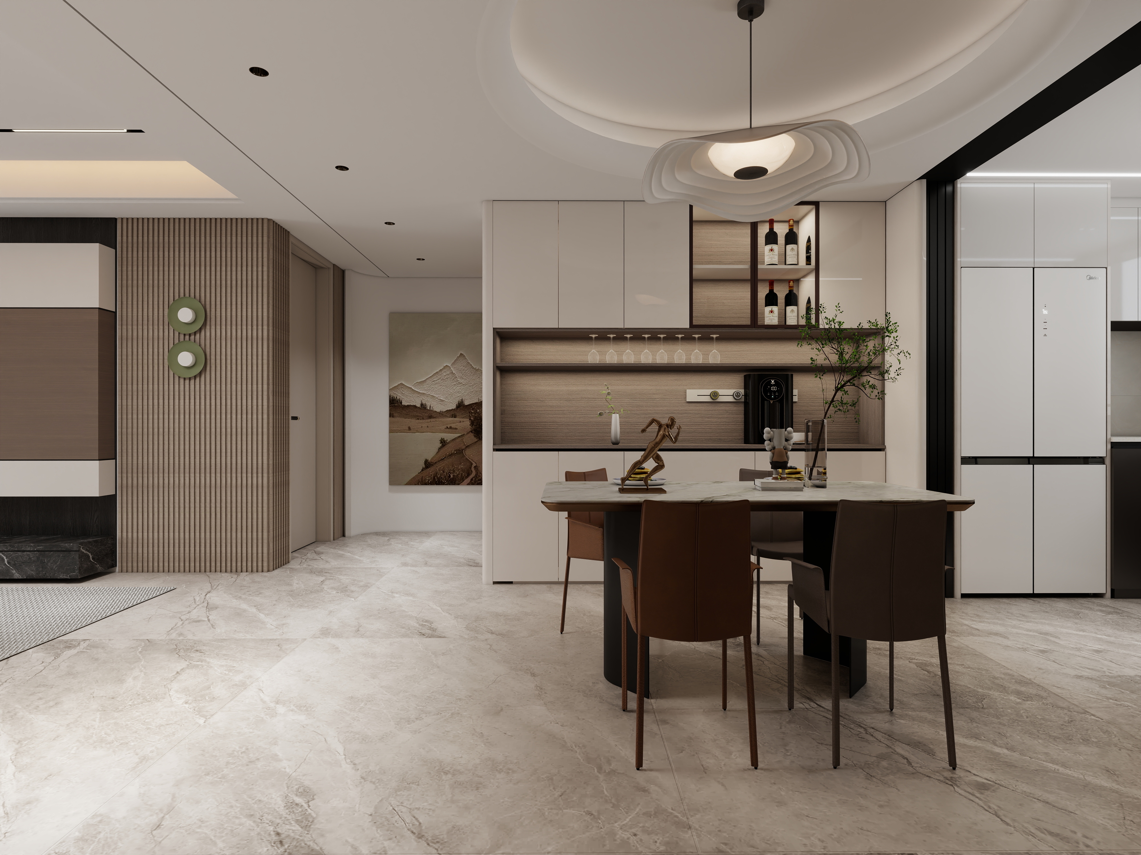 渐层-合肥小区140㎡3室-装修设计方案