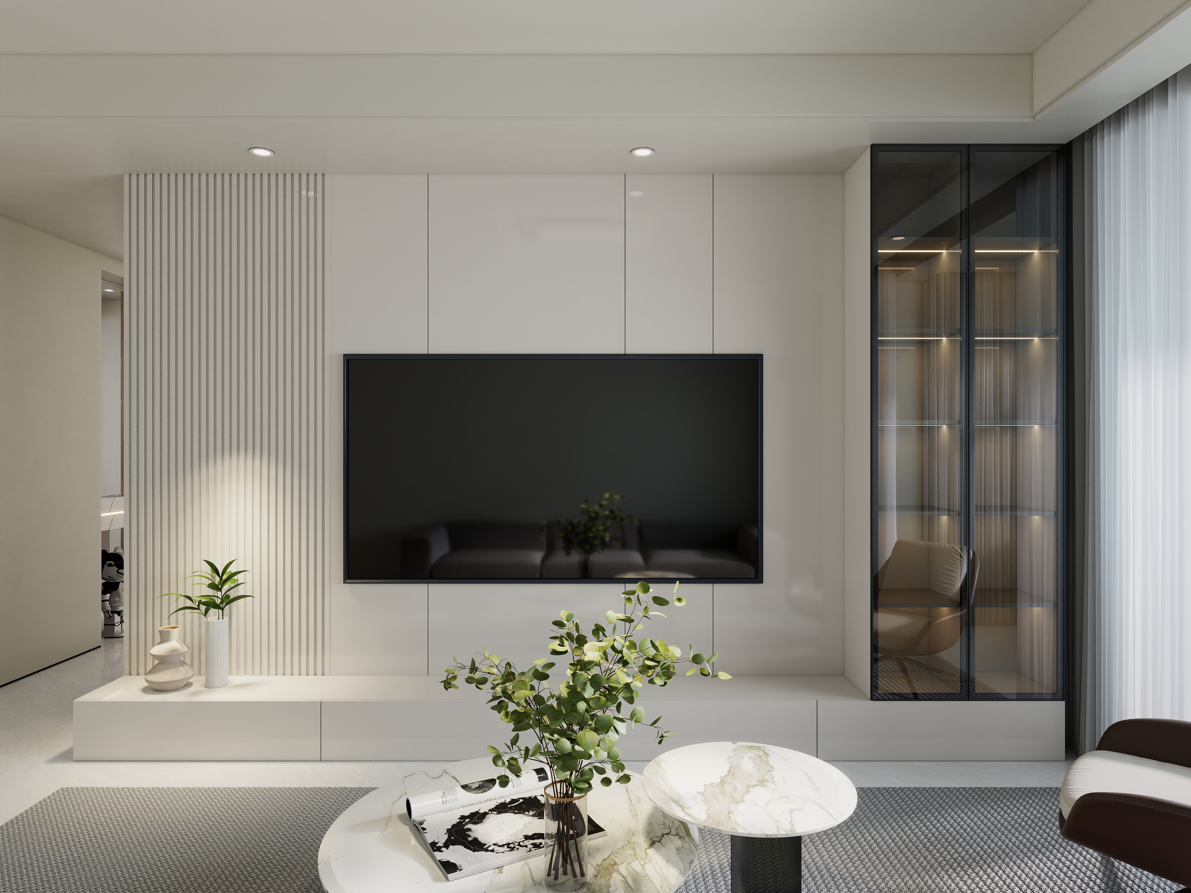 艺雅丽-102平现代简约 装修效果图