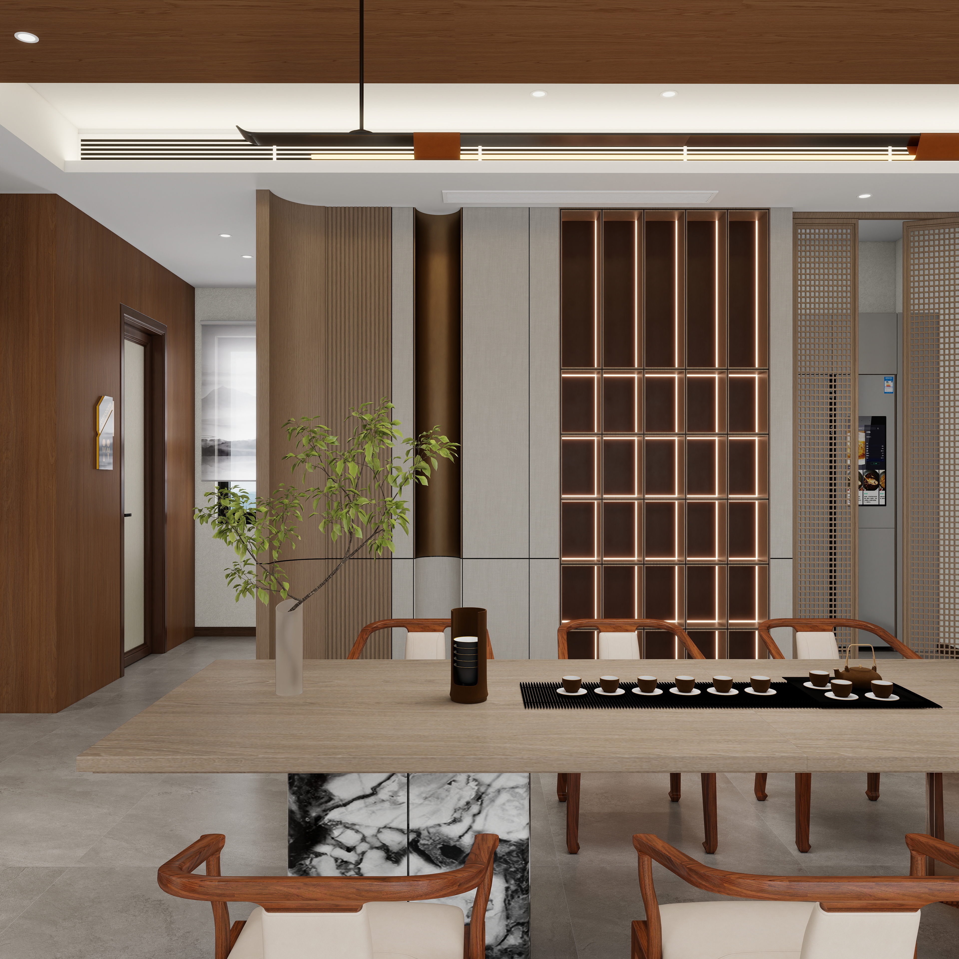 欣晟建筑装饰设计-168㎡5室装修效果图