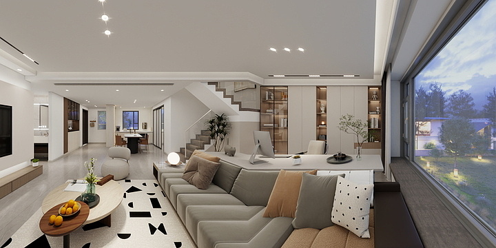 e设计师-汇智尚岛 效果图-装修设计方案