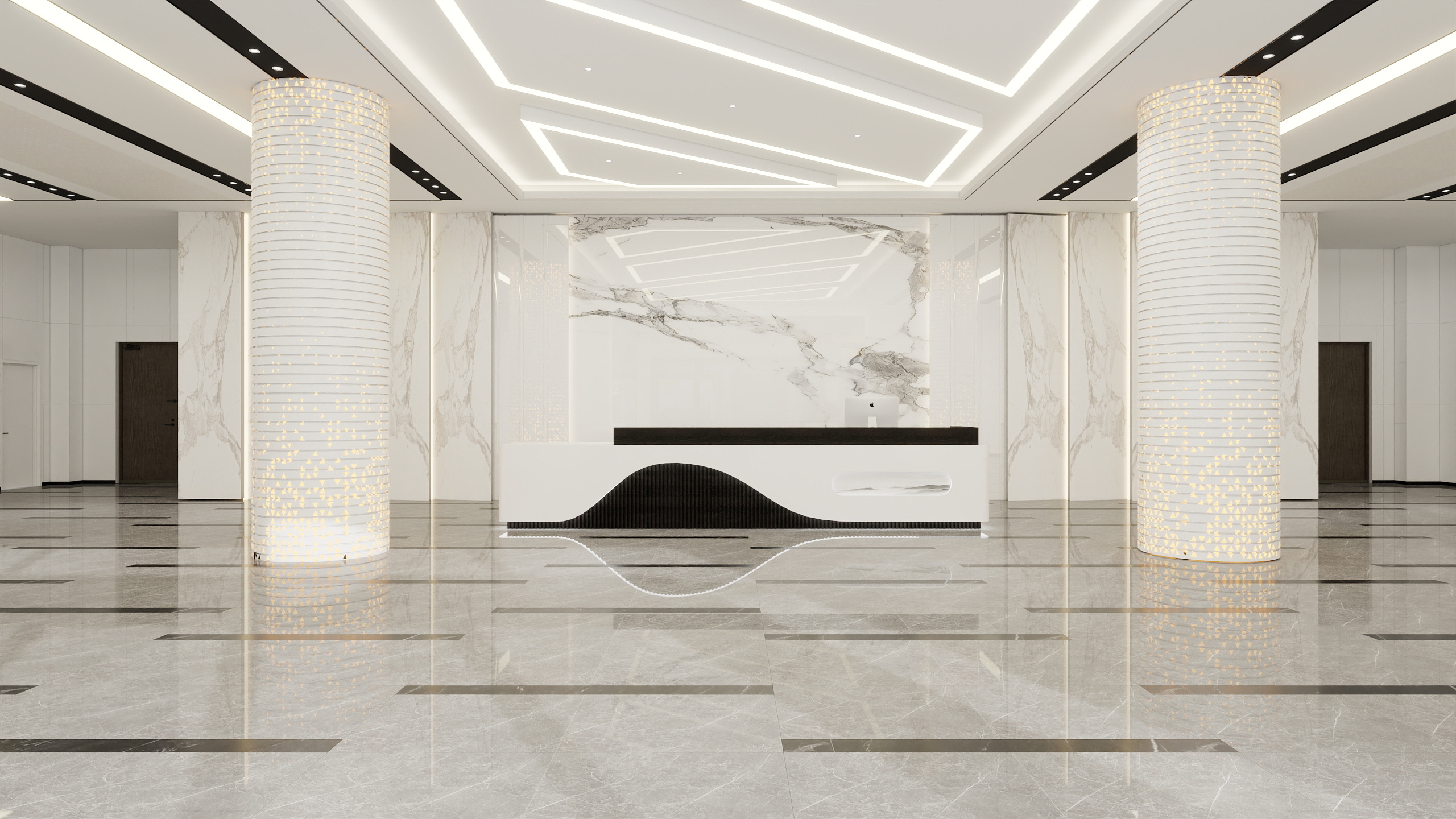 在线设计方案-大厅电梯间-装修设计方案