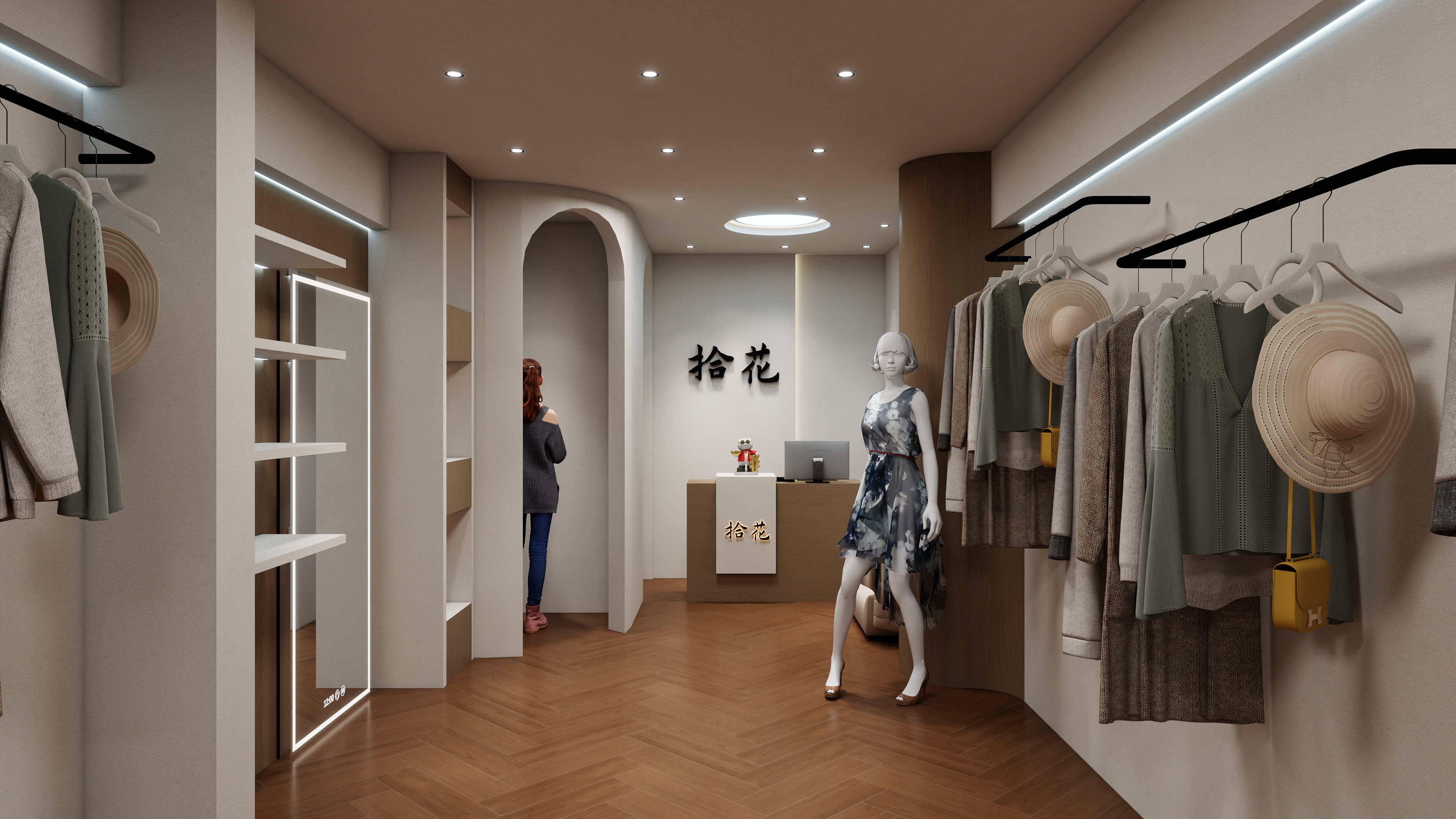 设计师玉京子-服装店  二稿-装修设计方案