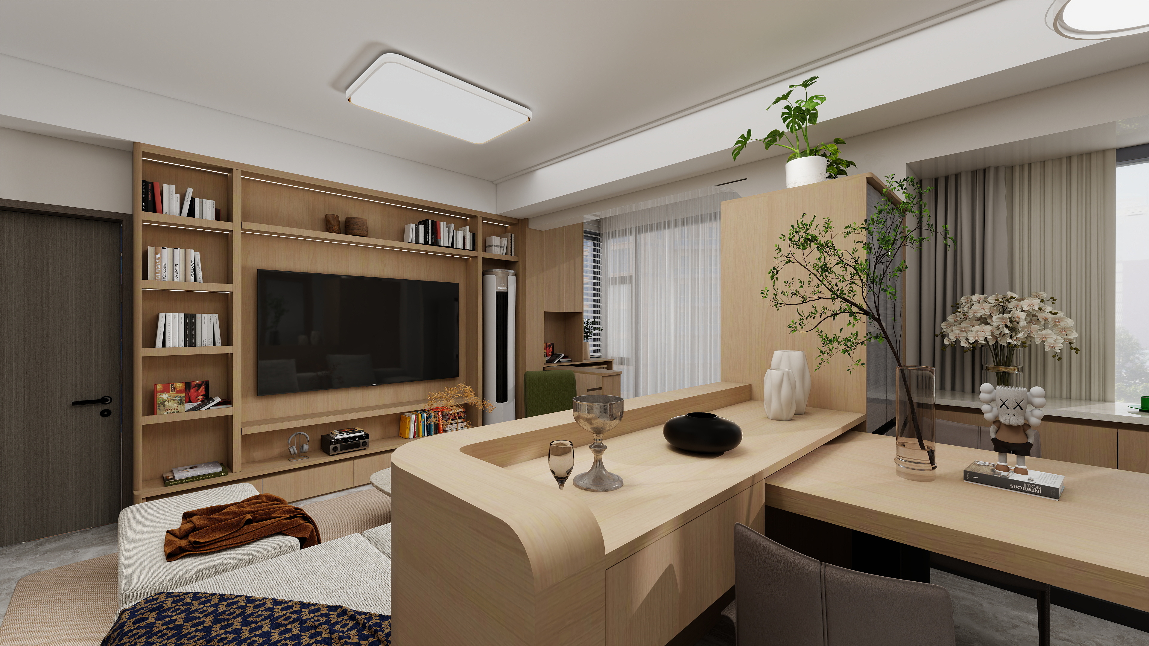 广州全屋定制设计师朱兴-大华城东瀚样板吉吉装修效果图