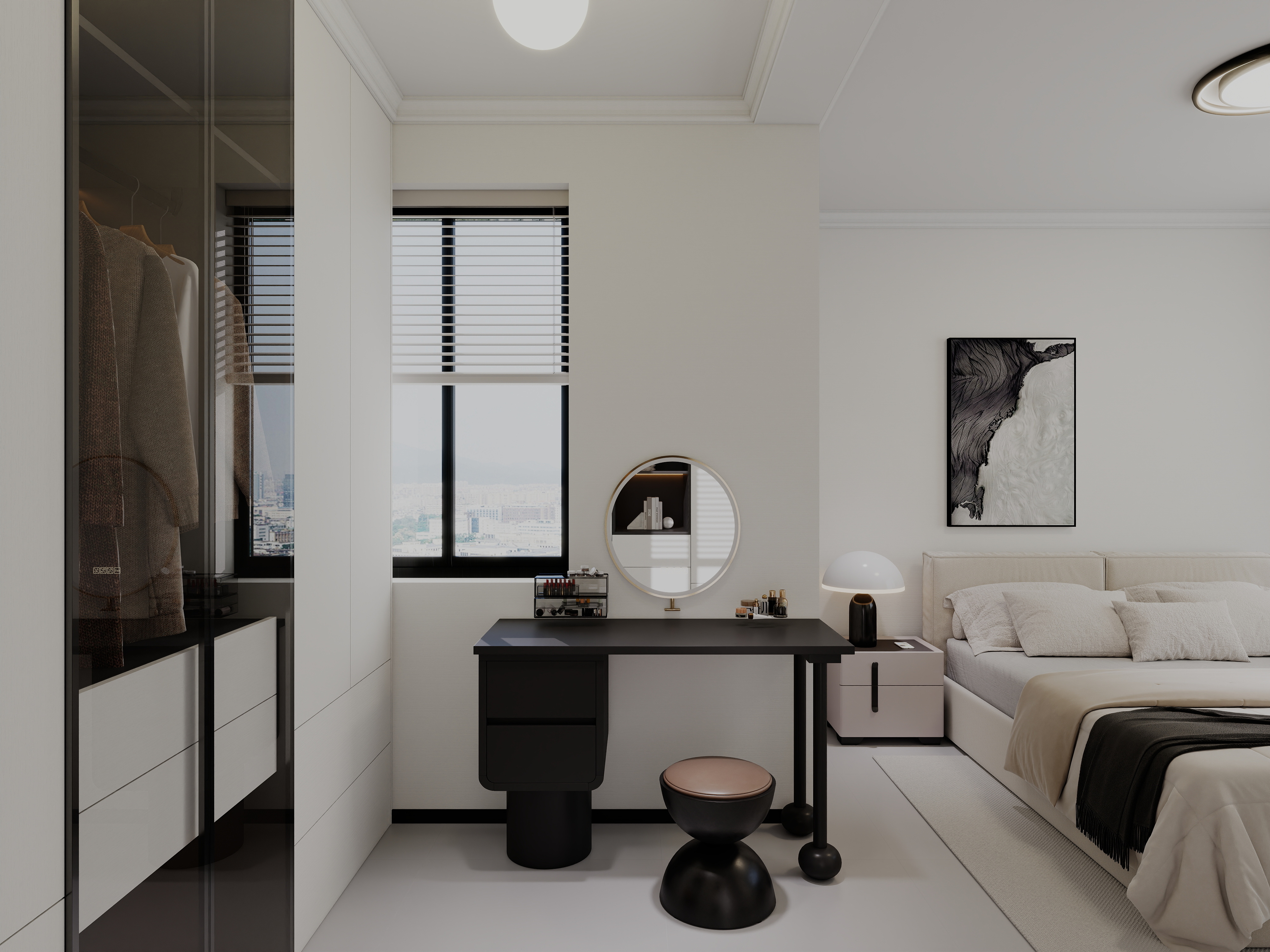 艺雅丽-73平现代简约 装修效果图