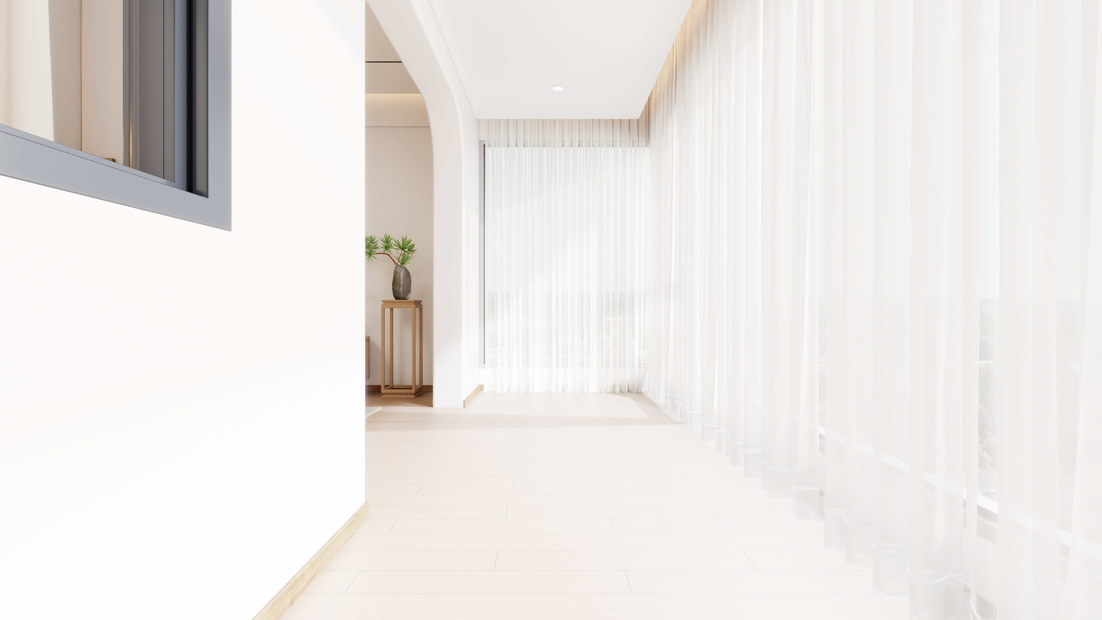 至简名设-文稳康-《大板一区》105平新中宋式|四居室装修效果图