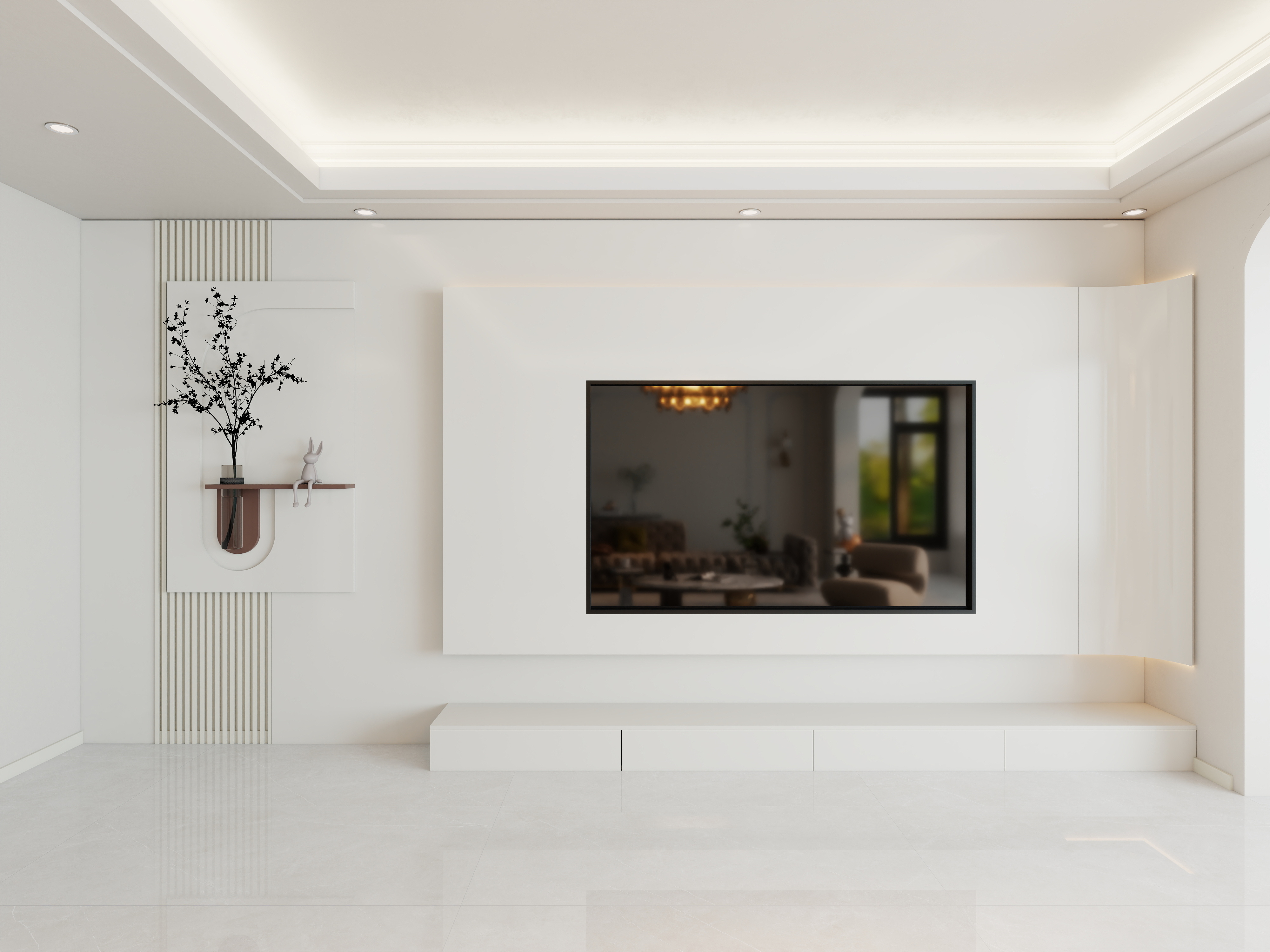 艺雅丽-146平现代法式  装修效果图