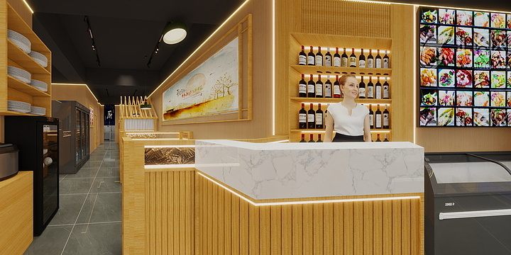 Shmily水竹船-黑龙江鲜族饭店-装修设计方案