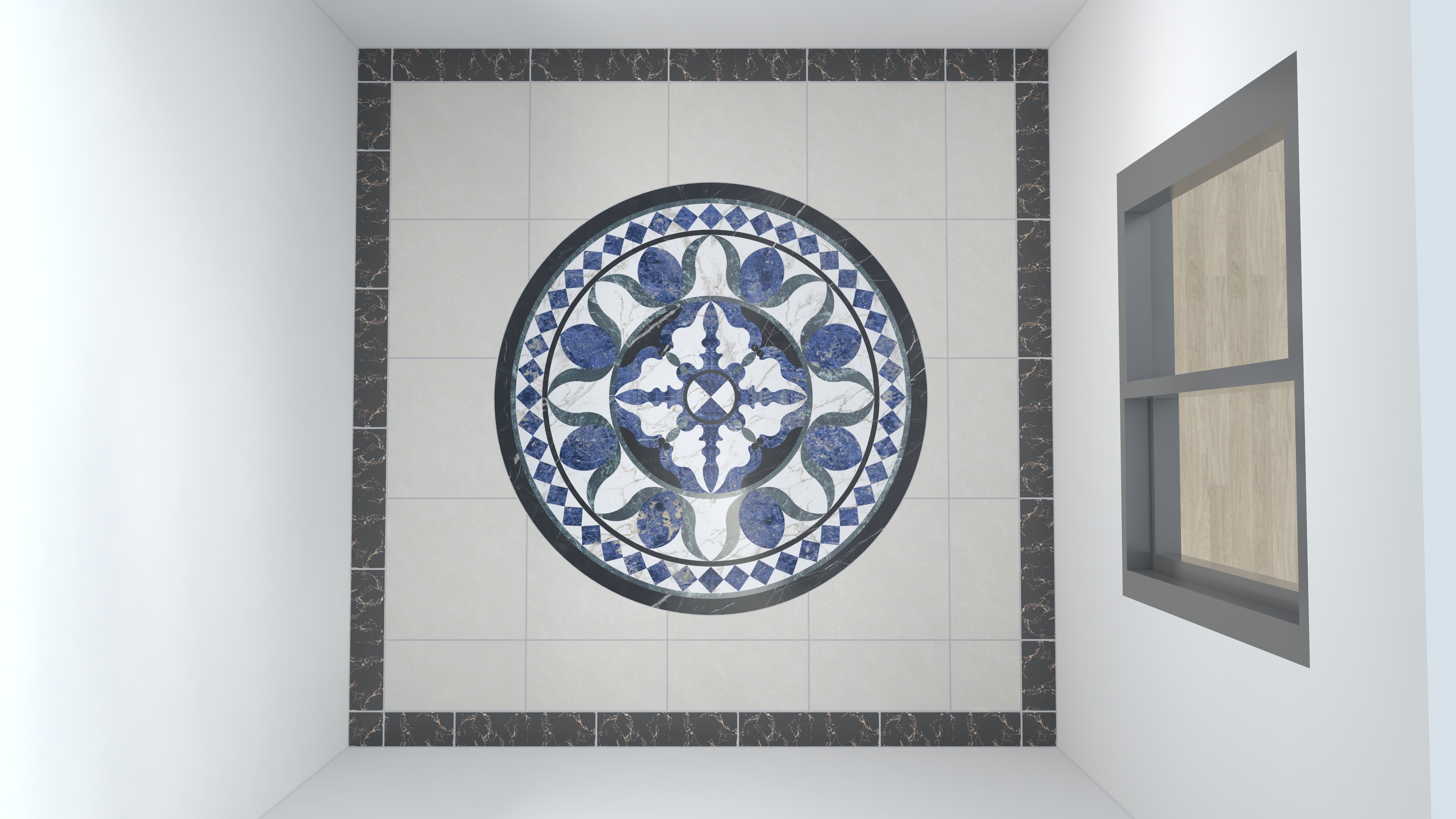 云朵奶盖-中级实操考核户型-装修设计方案