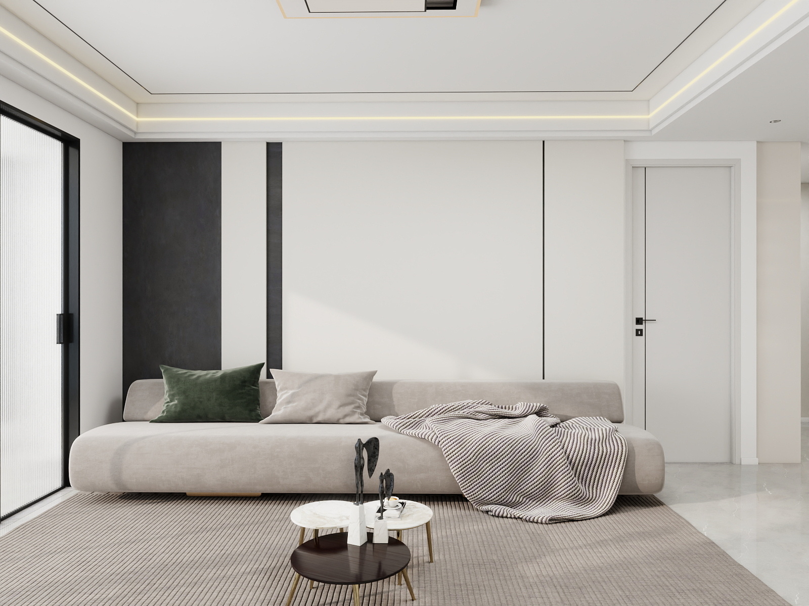 500一套_韩昊霖-现代简约157㎡装修效果图