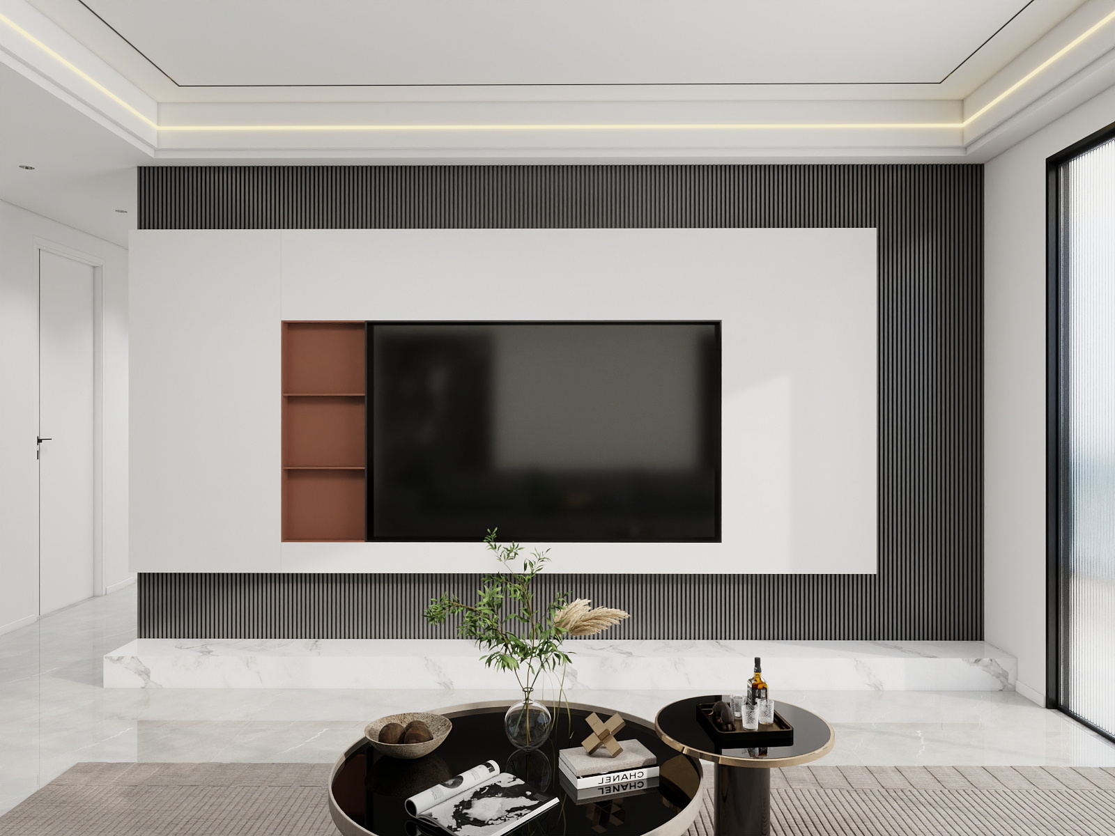 500一套_韩昊霖-现代简约157㎡装修效果图