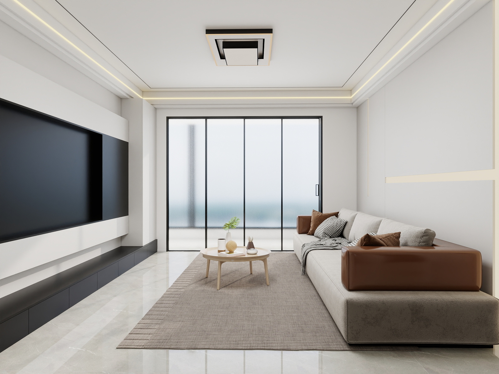 500一套_韩昊霖-现代简约157㎡4室装修效果图