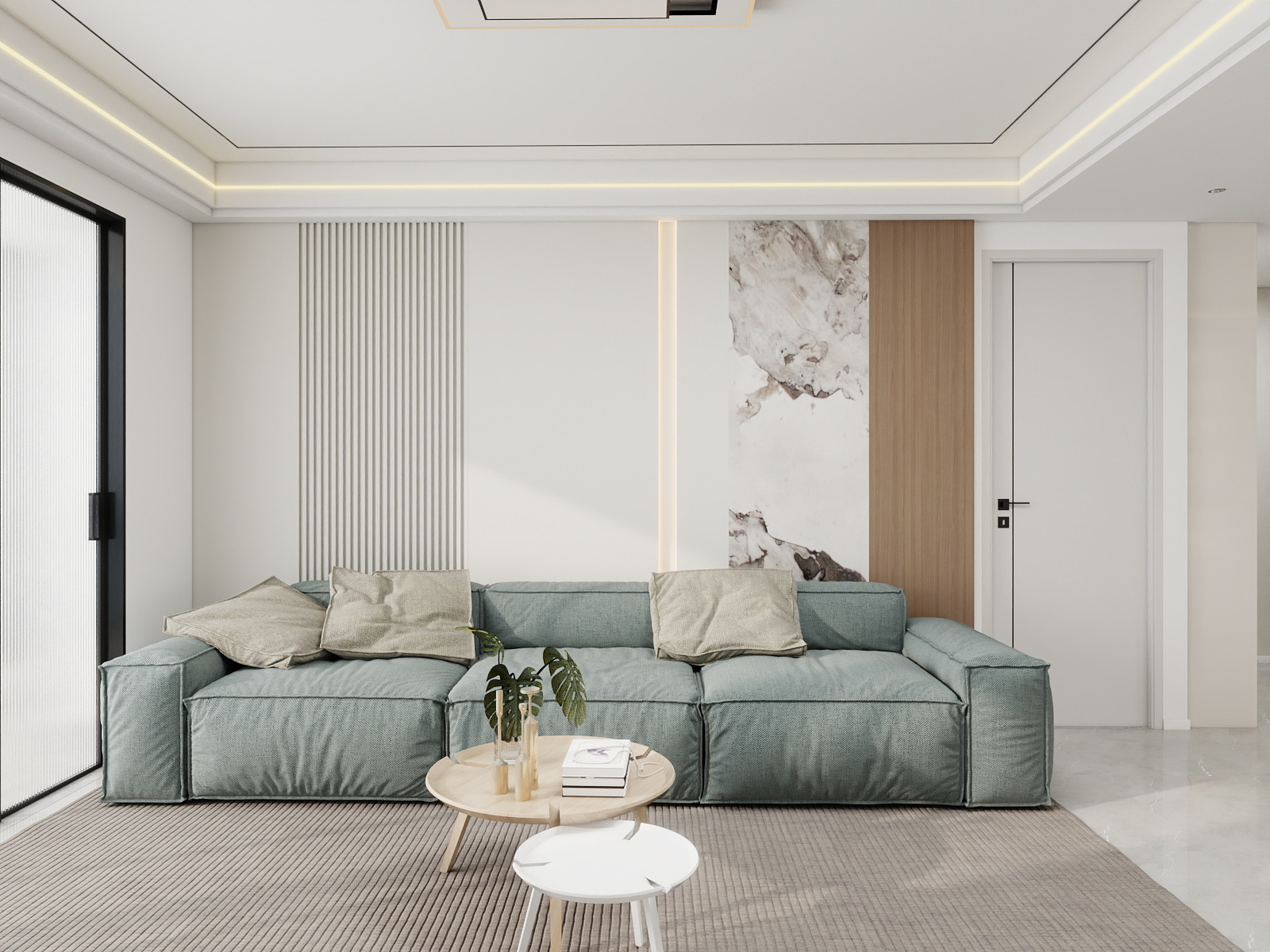 500一套_韩昊霖-现代简约157㎡4室2厅装修效果图