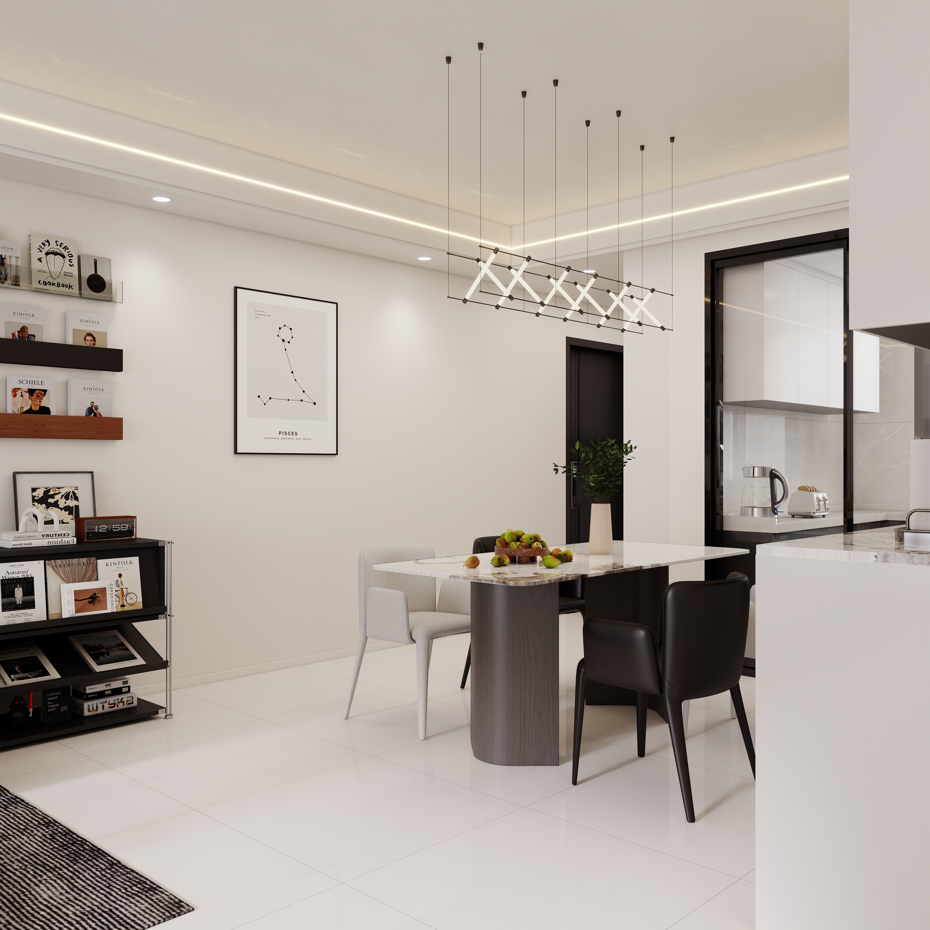 壹诺设计工作室-现代简约装修效果图