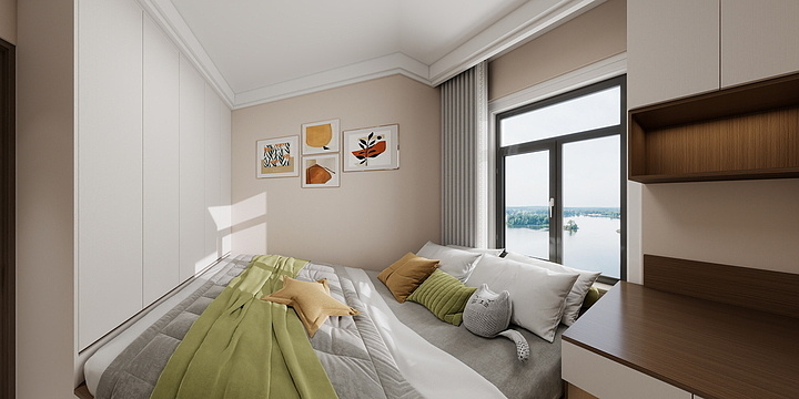 谢丽娜IHQQ-万远天澍城78-1104-装修设计方案