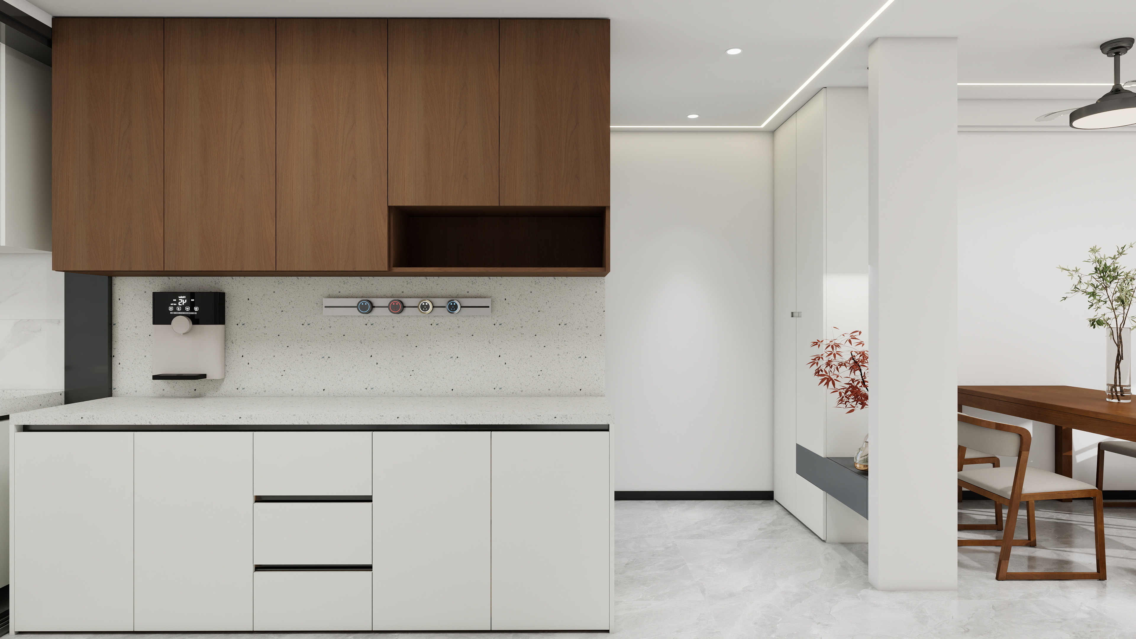 183****5716CCDp-春天之湖1-204一层客餐厅装修效果图第3张