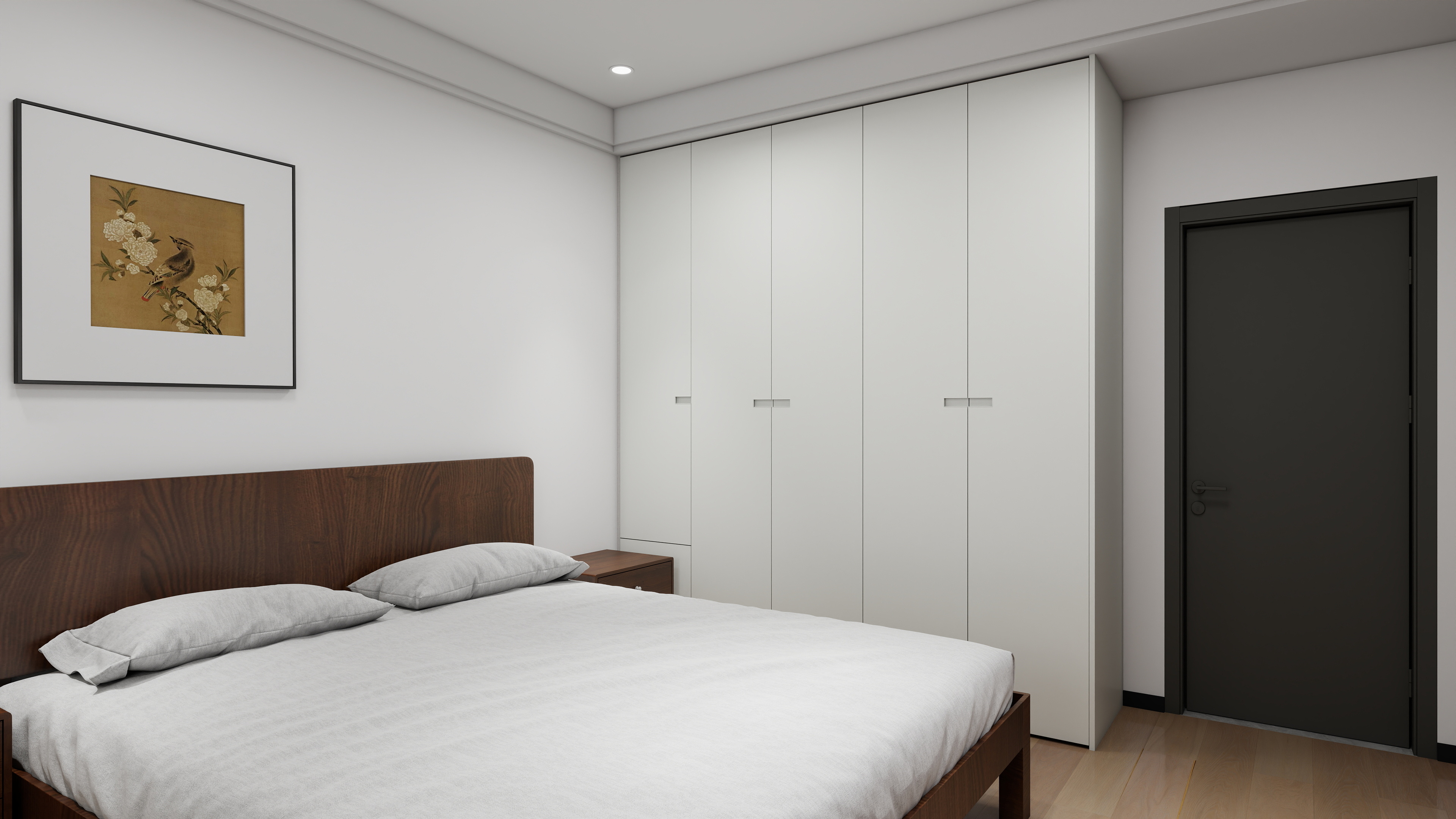 183****5716CCDp-春天之湖1-204一层主卧装修效果图第2张