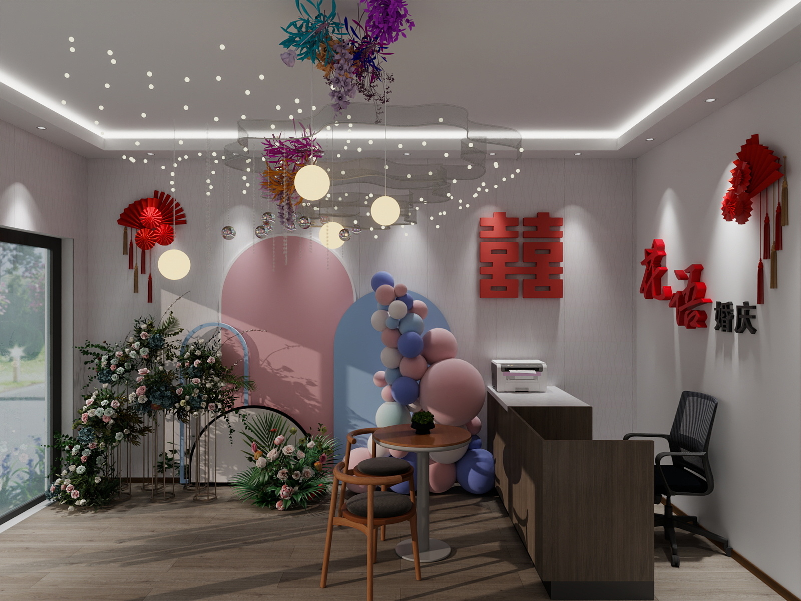 云旗文化-婚庆店铺-装修设计方案