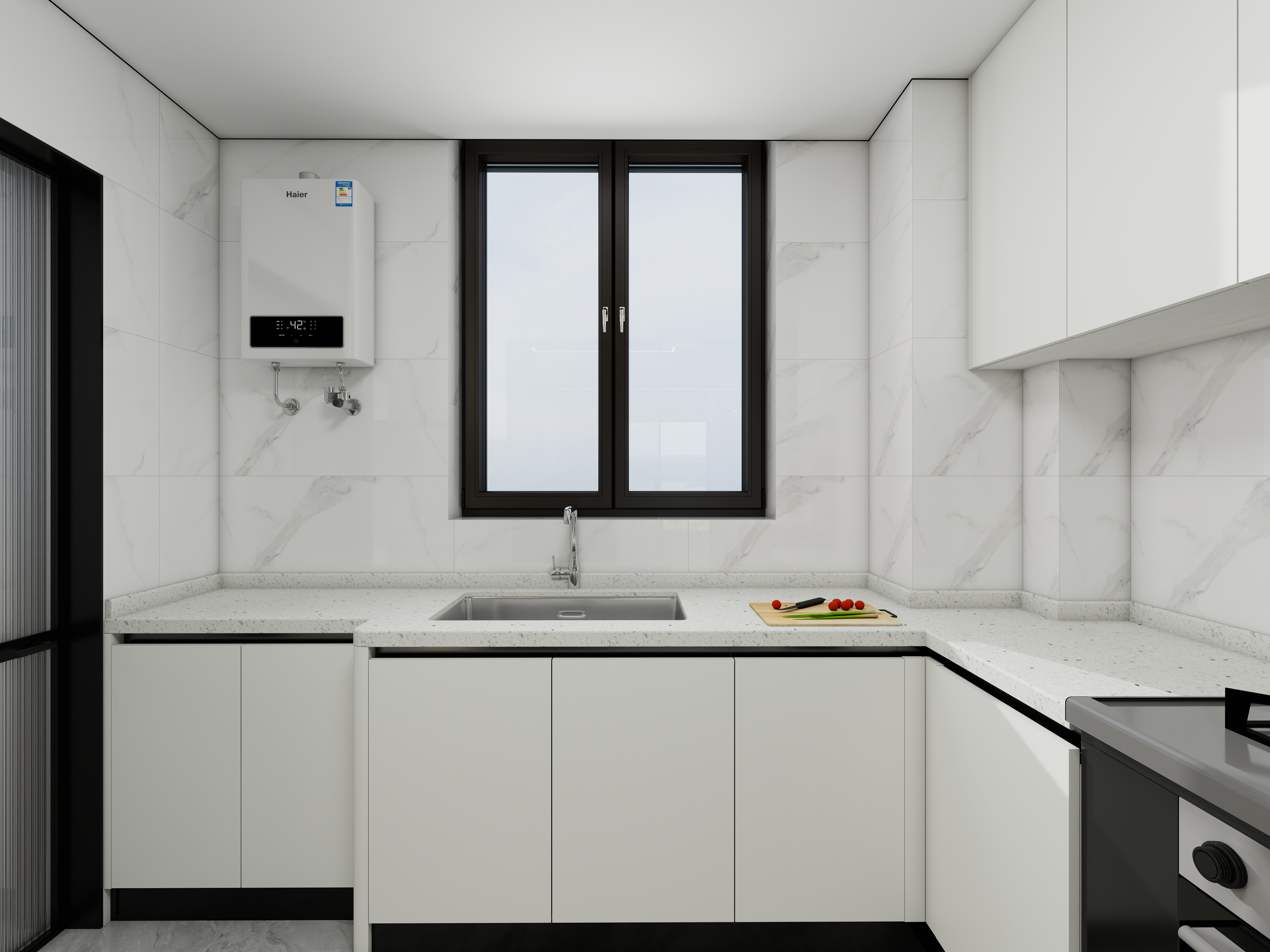 183****5716CCDp-春天之湖1-204一层厨房装修效果图第3张