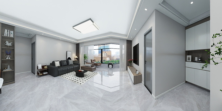 室内设计CAD-九月高档住宅-装修设计方案