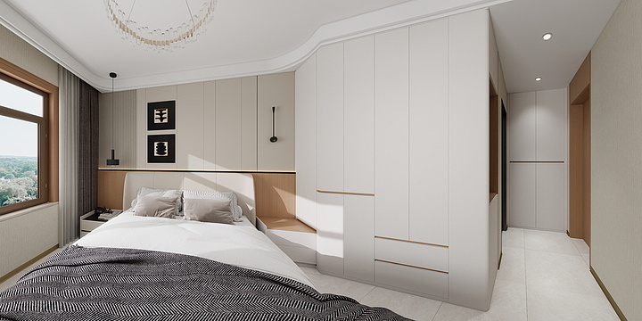 谢丽娜IHQQ-公园一号D6-1052-装修设计方案