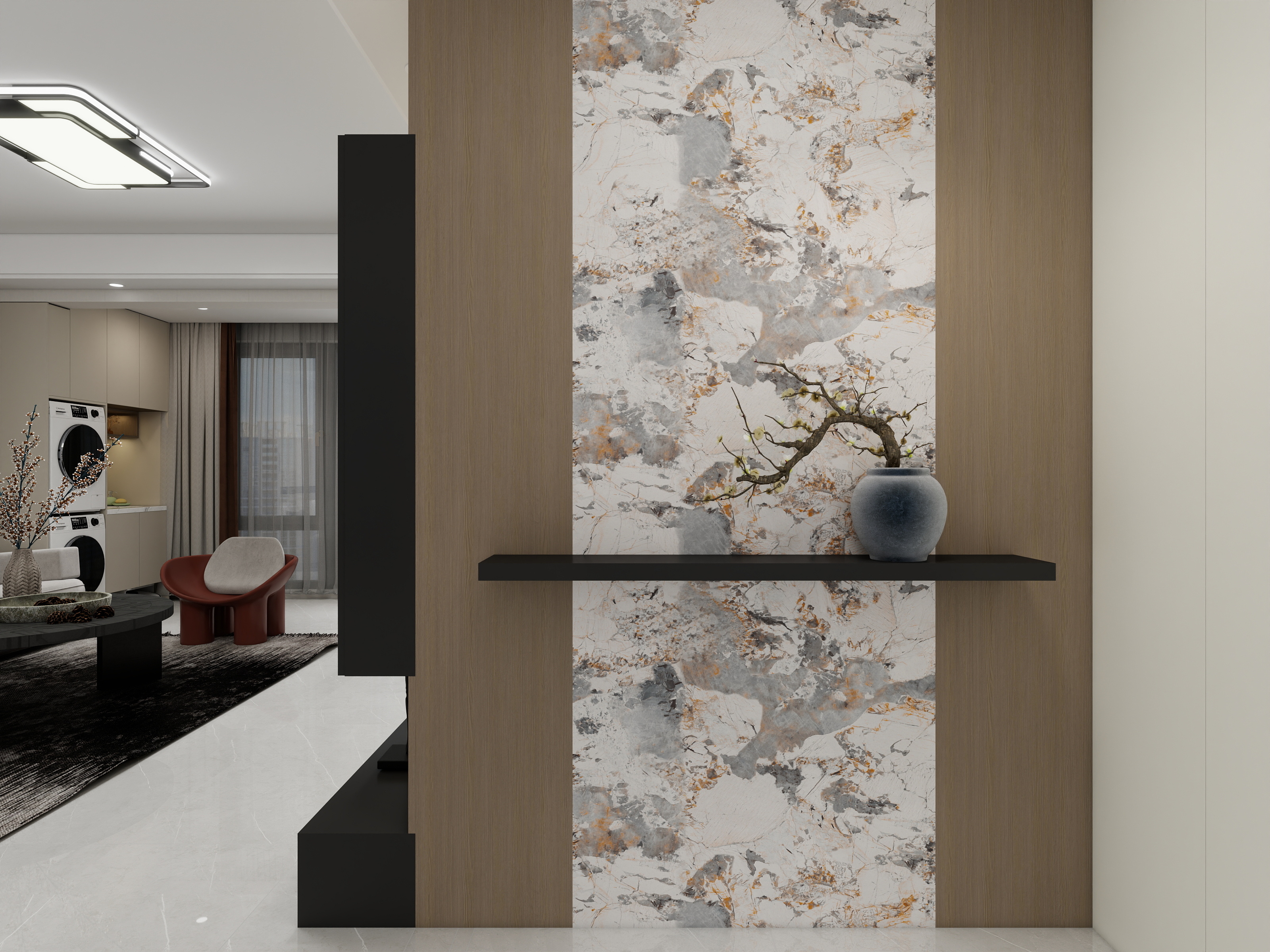 坷诺木业整木家居定制-东港-康凌秀美二期装修效果图