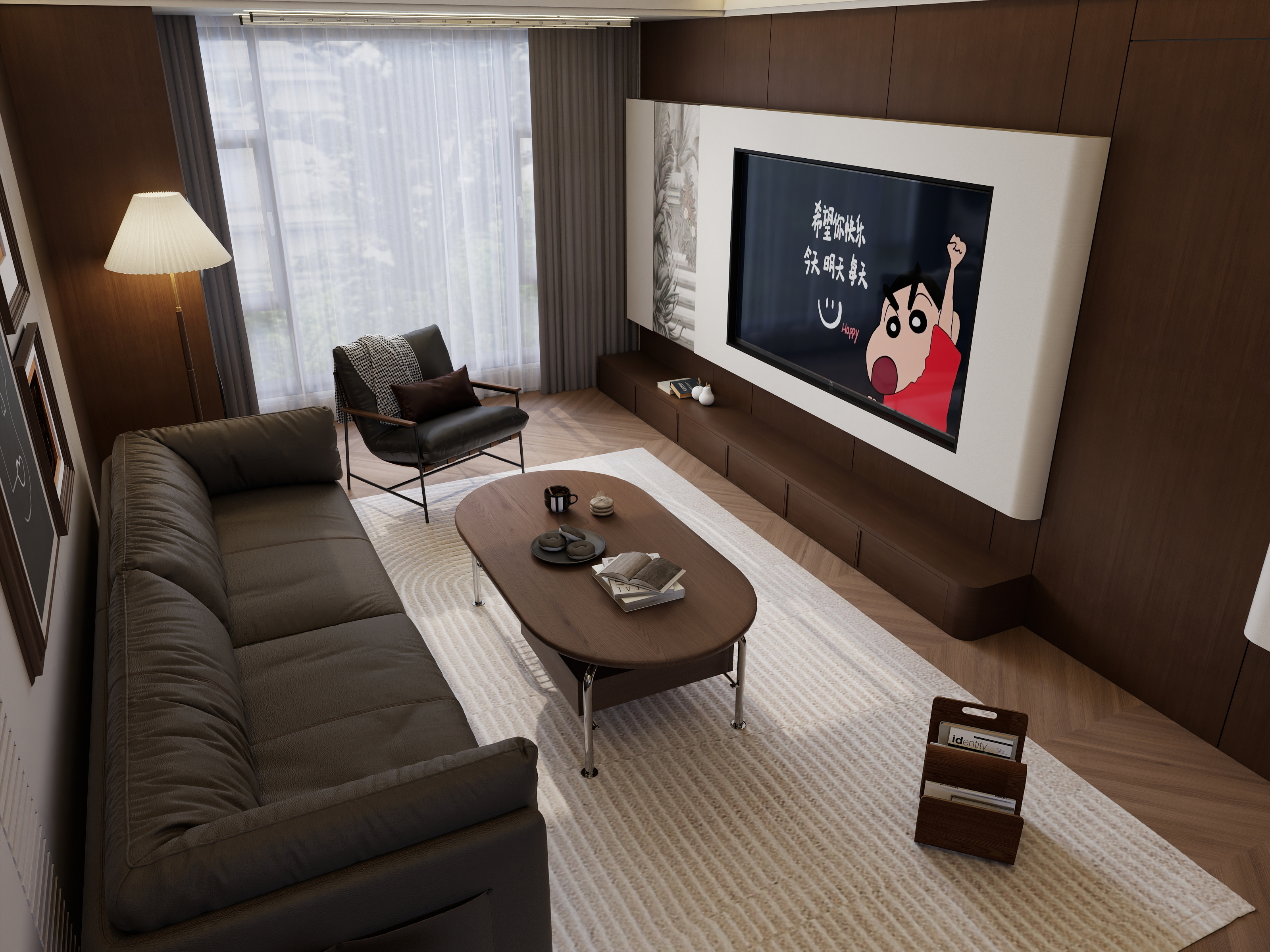 全案设计参谋长-中古风格样板间-装修设计方案