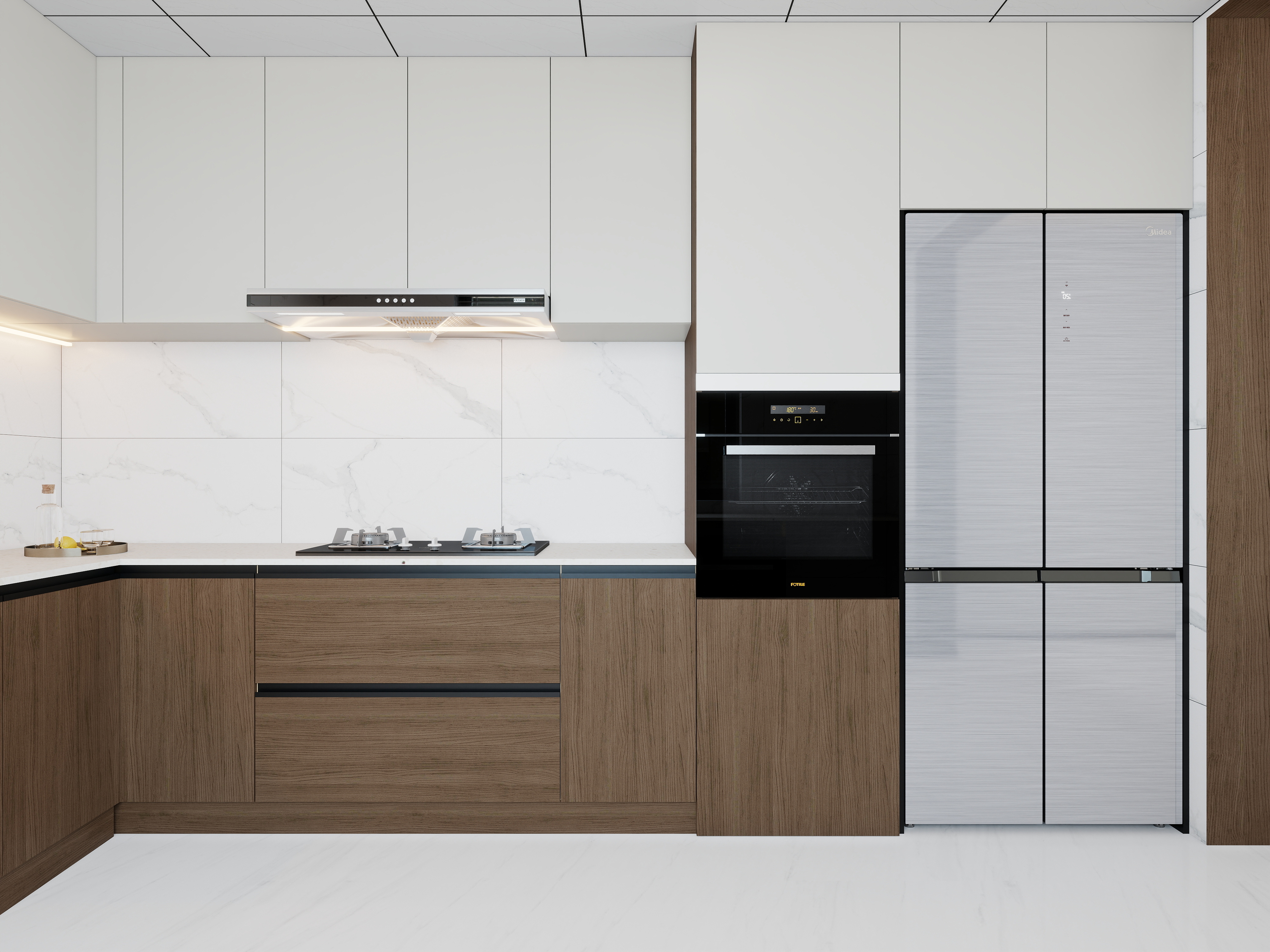 艺雅丽-107平现代简约 装修效果图