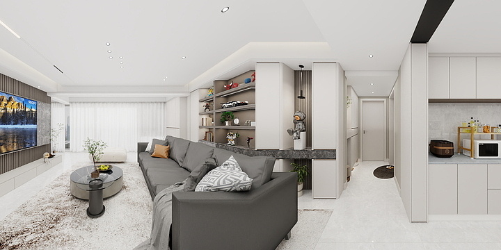 明光市鼎艺缔造-和悦城洋房140-装修设计方案