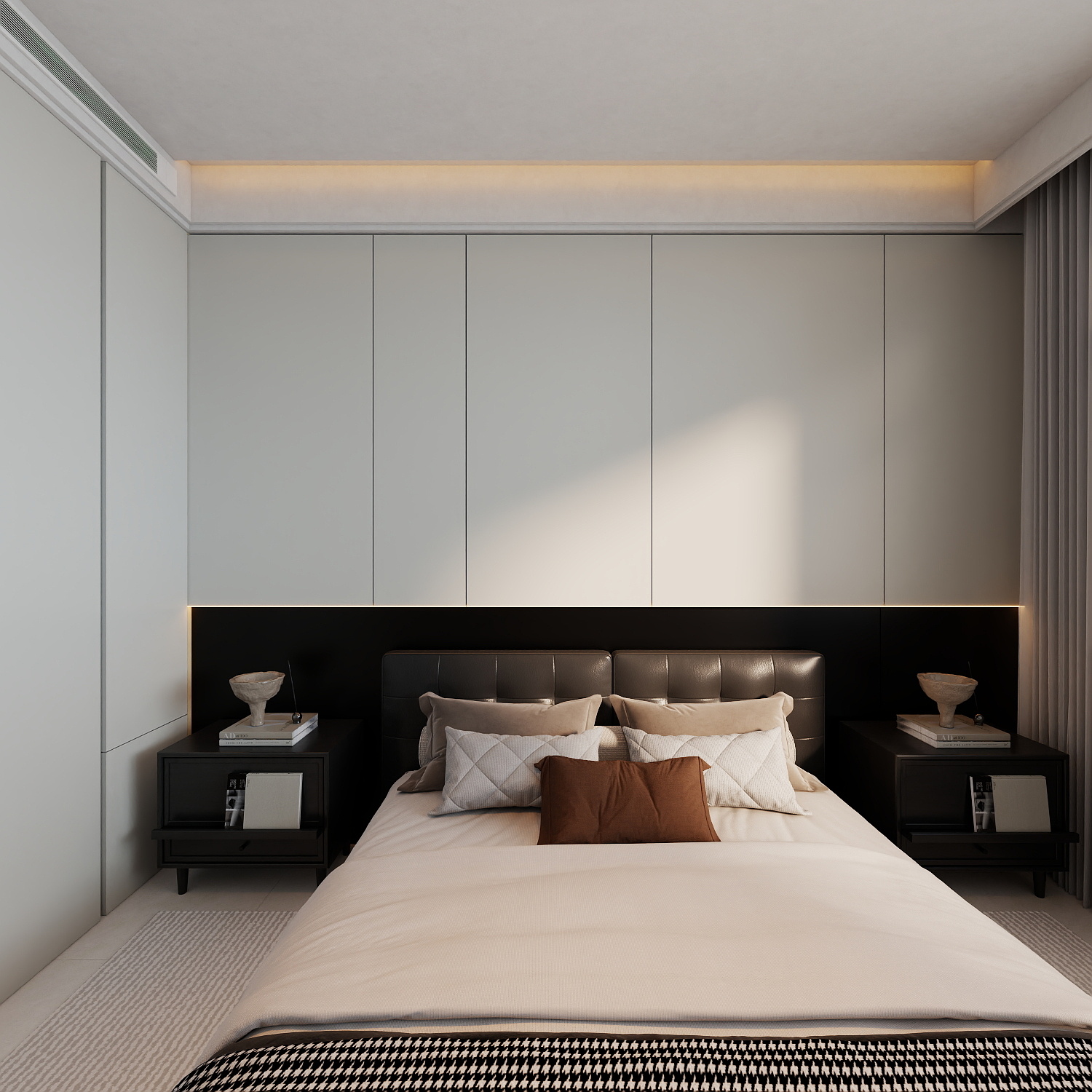 艺雅丽-222平现代轻奢 一层南次卧装修效果图第3张