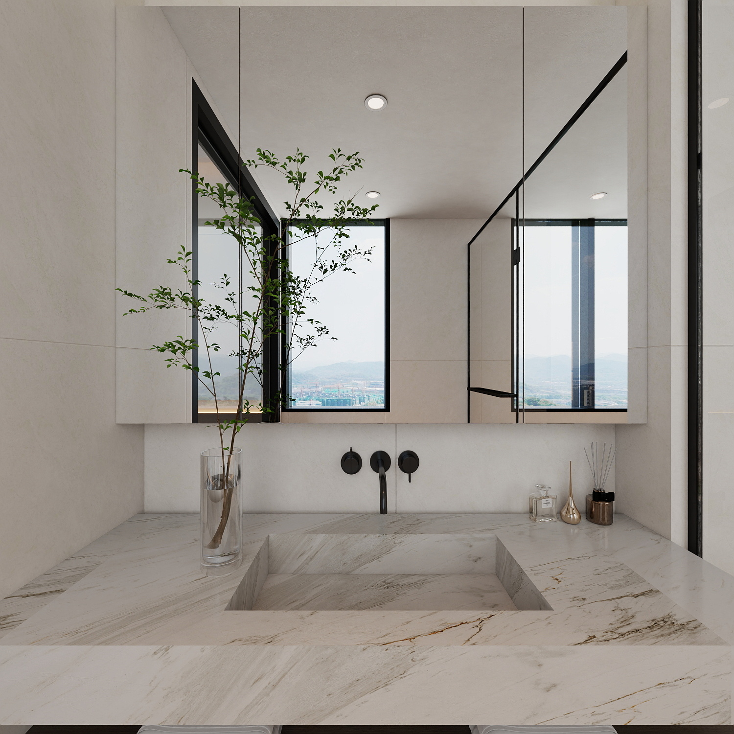 艺雅丽-222平现代轻奢 一层主卫装修效果图第3张