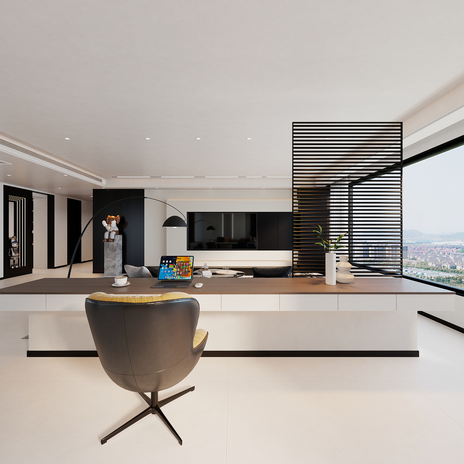 艺雅丽-222平现代轻奢 一层茶室装修效果图第3张