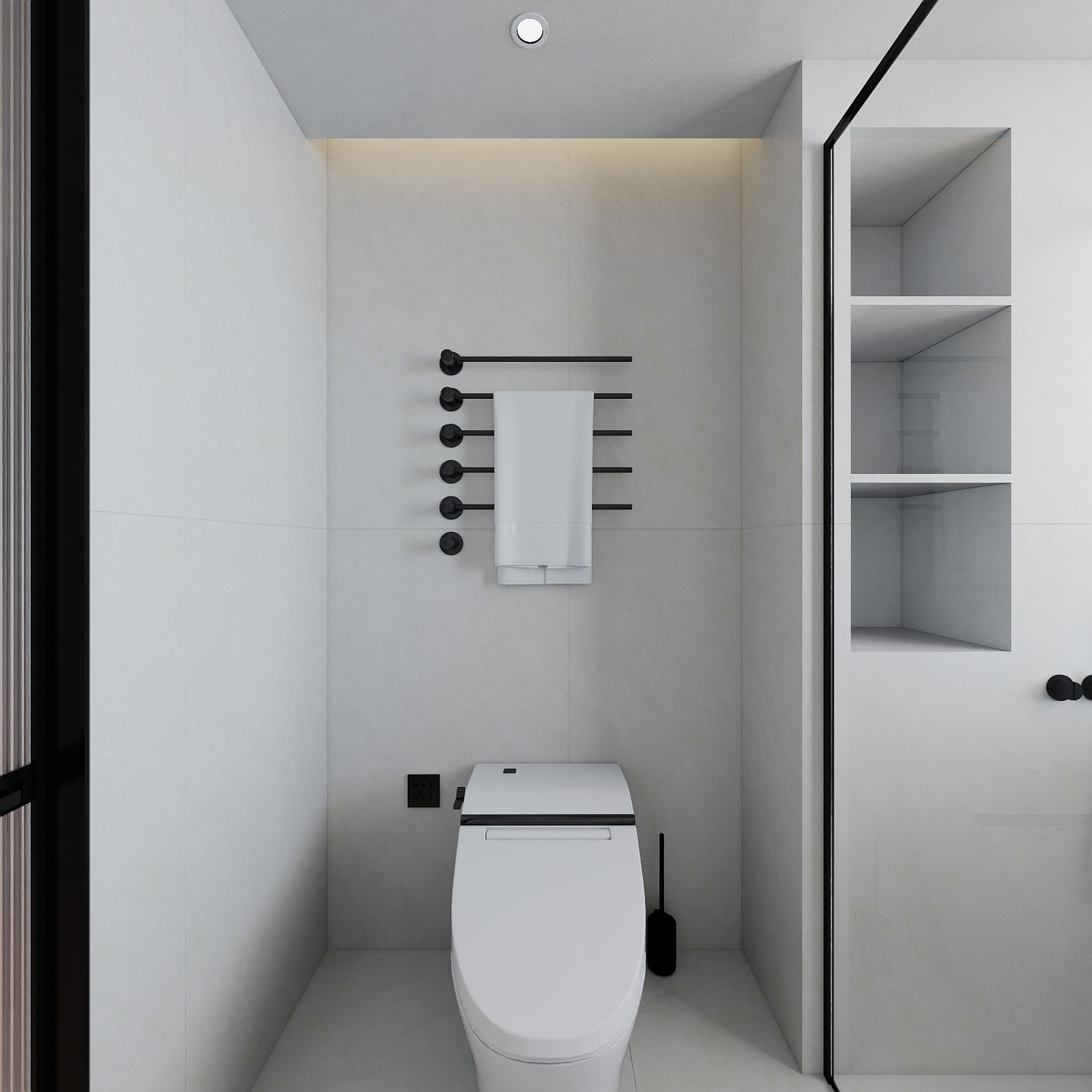 艺雅丽-222平现代轻奢 一层客卫装修效果图第3张