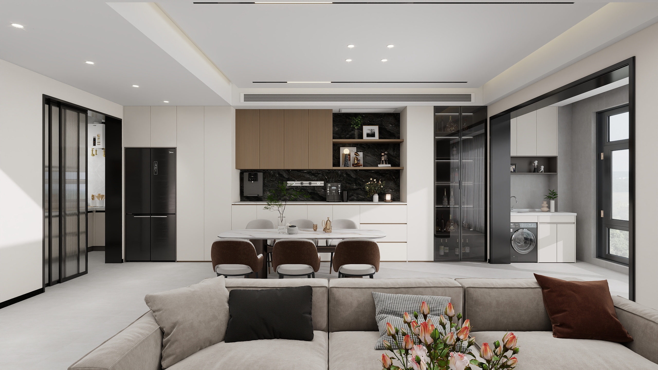 新乡贵朝整装设计-正弘悦云境20-2-102-装修设计方案