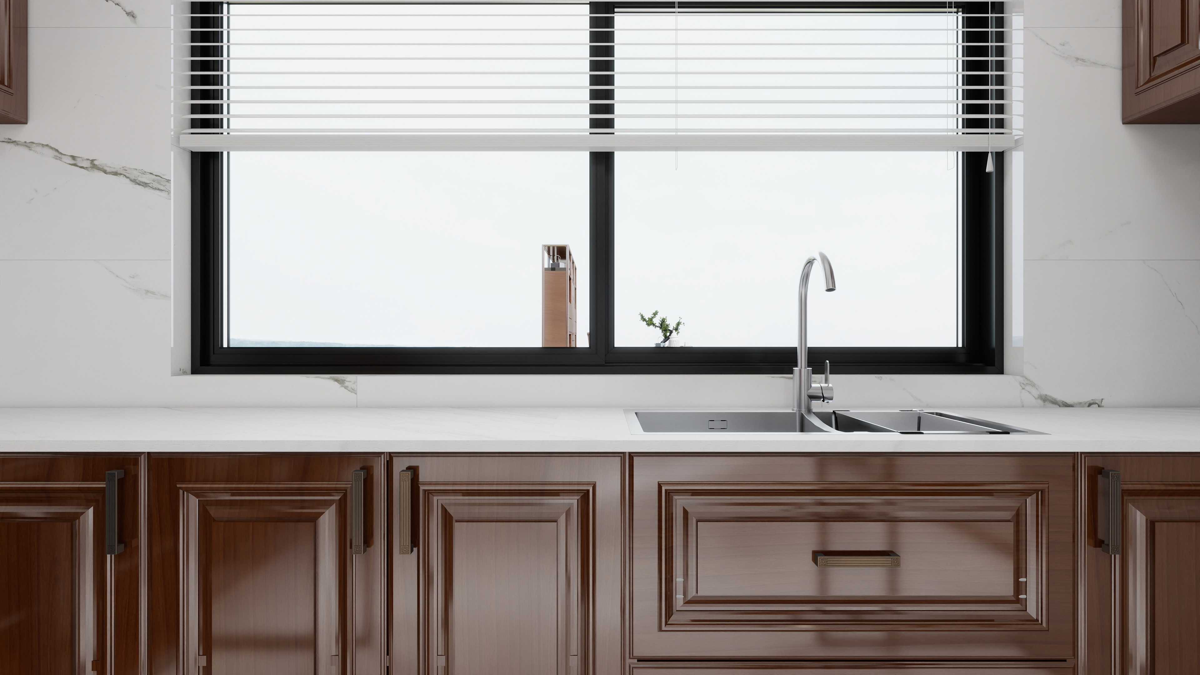 连瑞雪-新中式240m²三居装修效果图