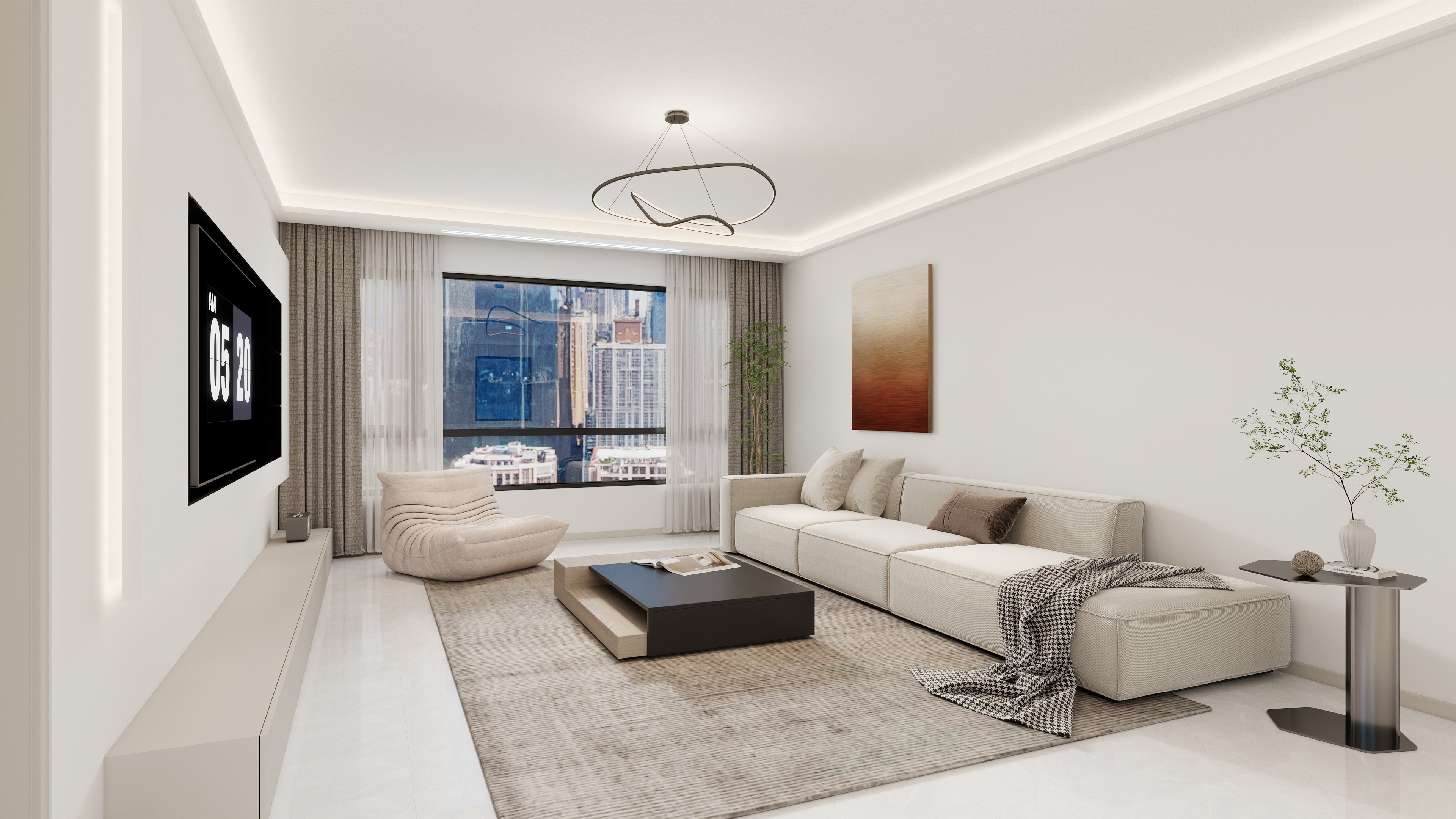 Pray-抚顺市格林118平-装修设计方案