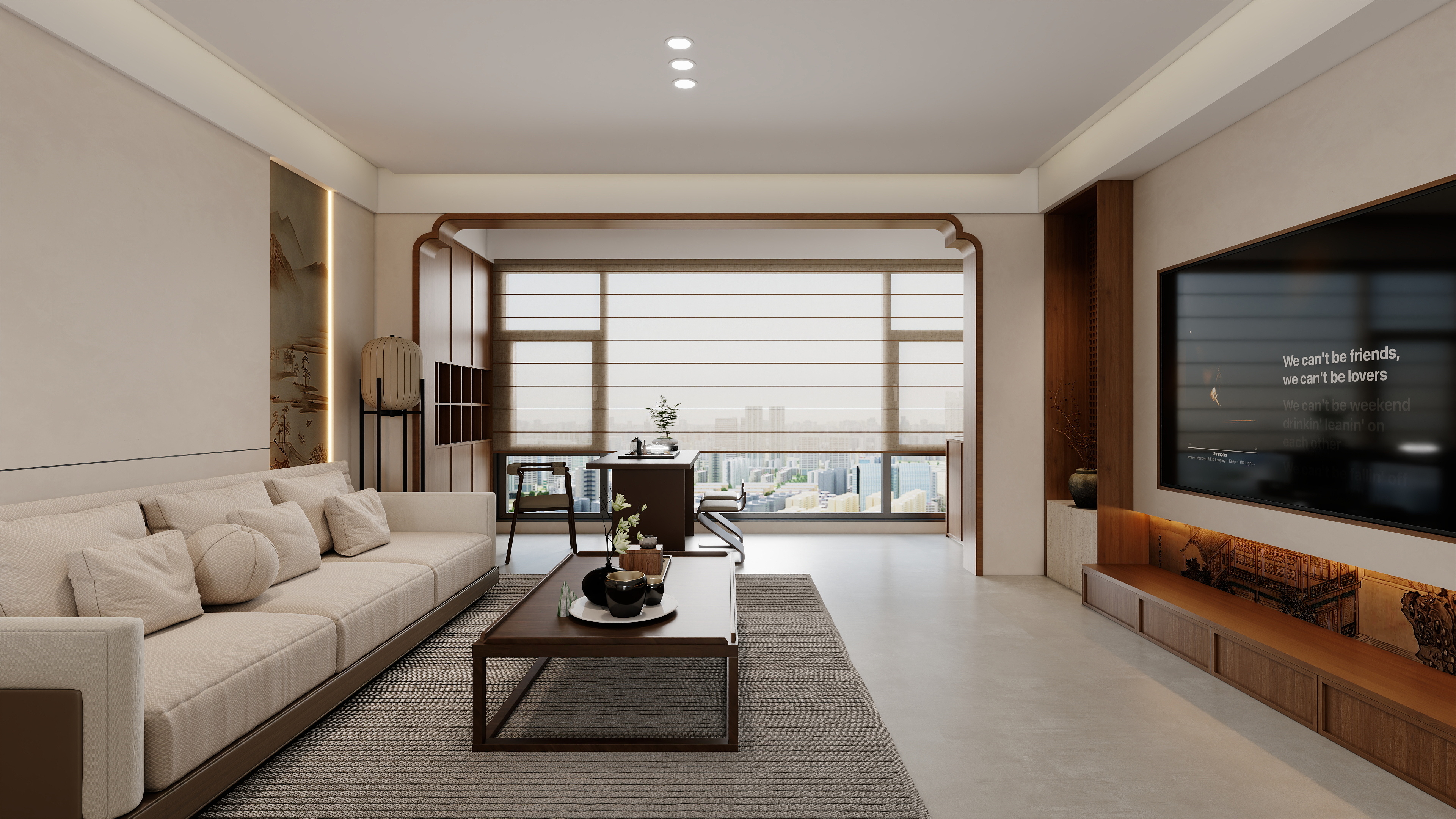 设计师--王攀-166㎡5室装修效果图