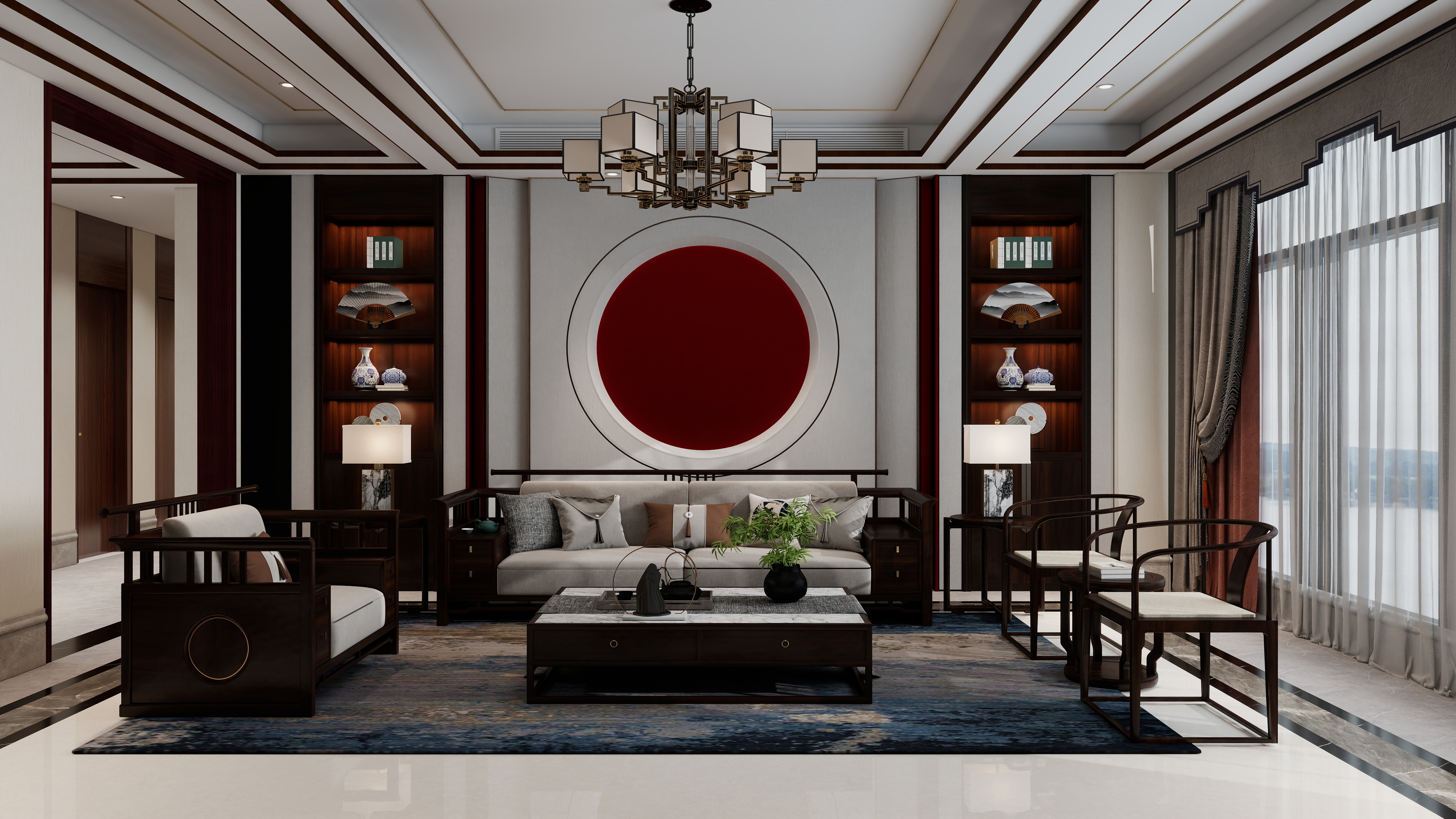 大金空调官方-唐风雅韵：古典与现代交融的家居空间-装修设计方案