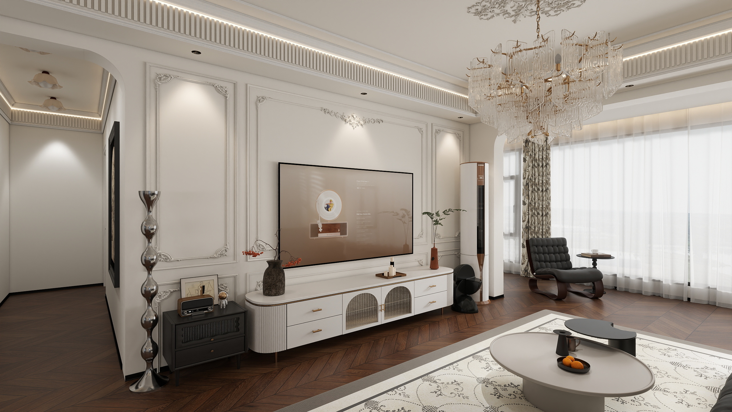 Cheerful--法式复古装修效果图