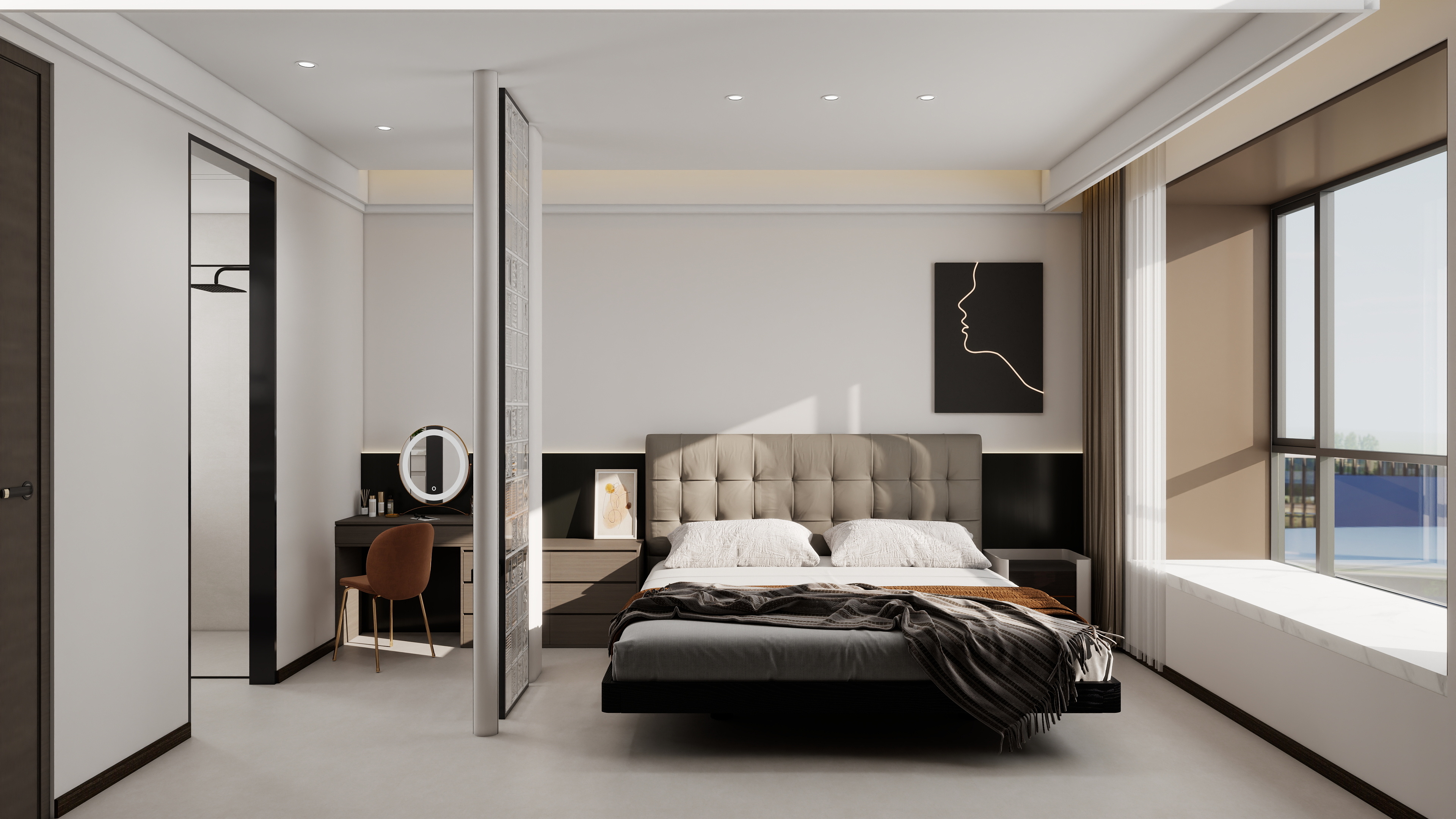 顾北南-泰发祥观山悦142平米三室-装修设计方案