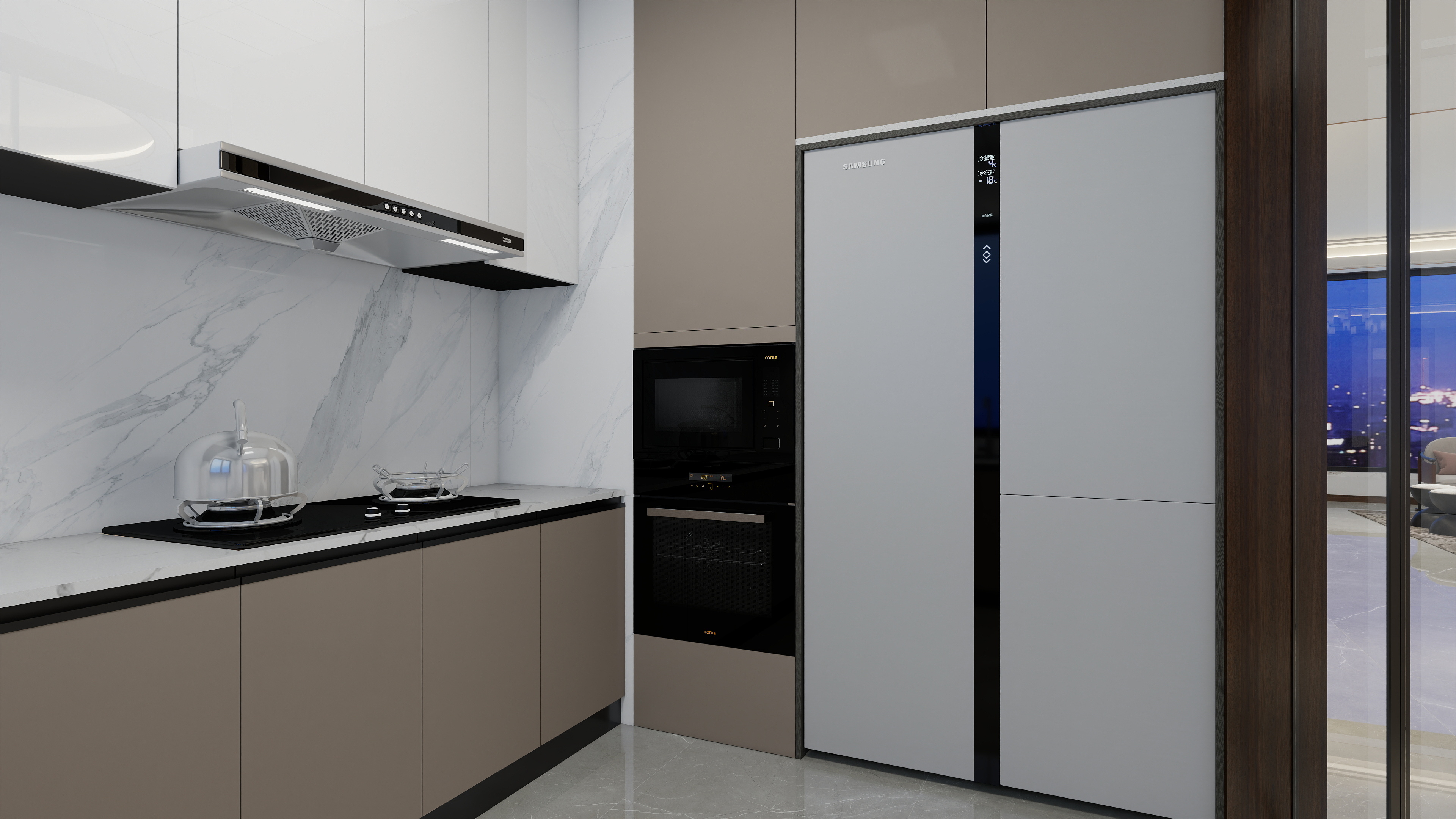 画巢设计工作室-新中式跃层400平装修效果图