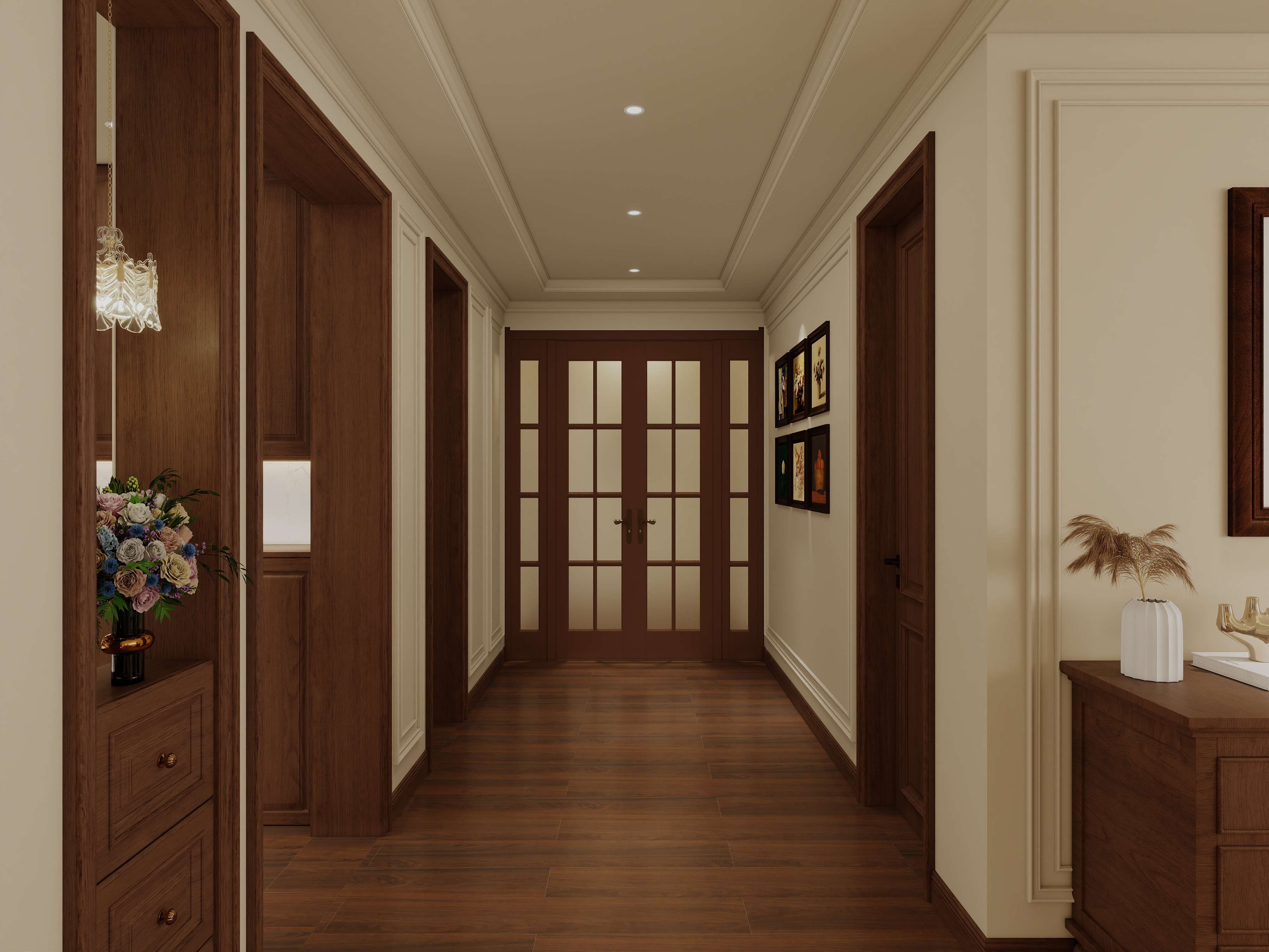 艺雅丽-220平简美 装修效果图