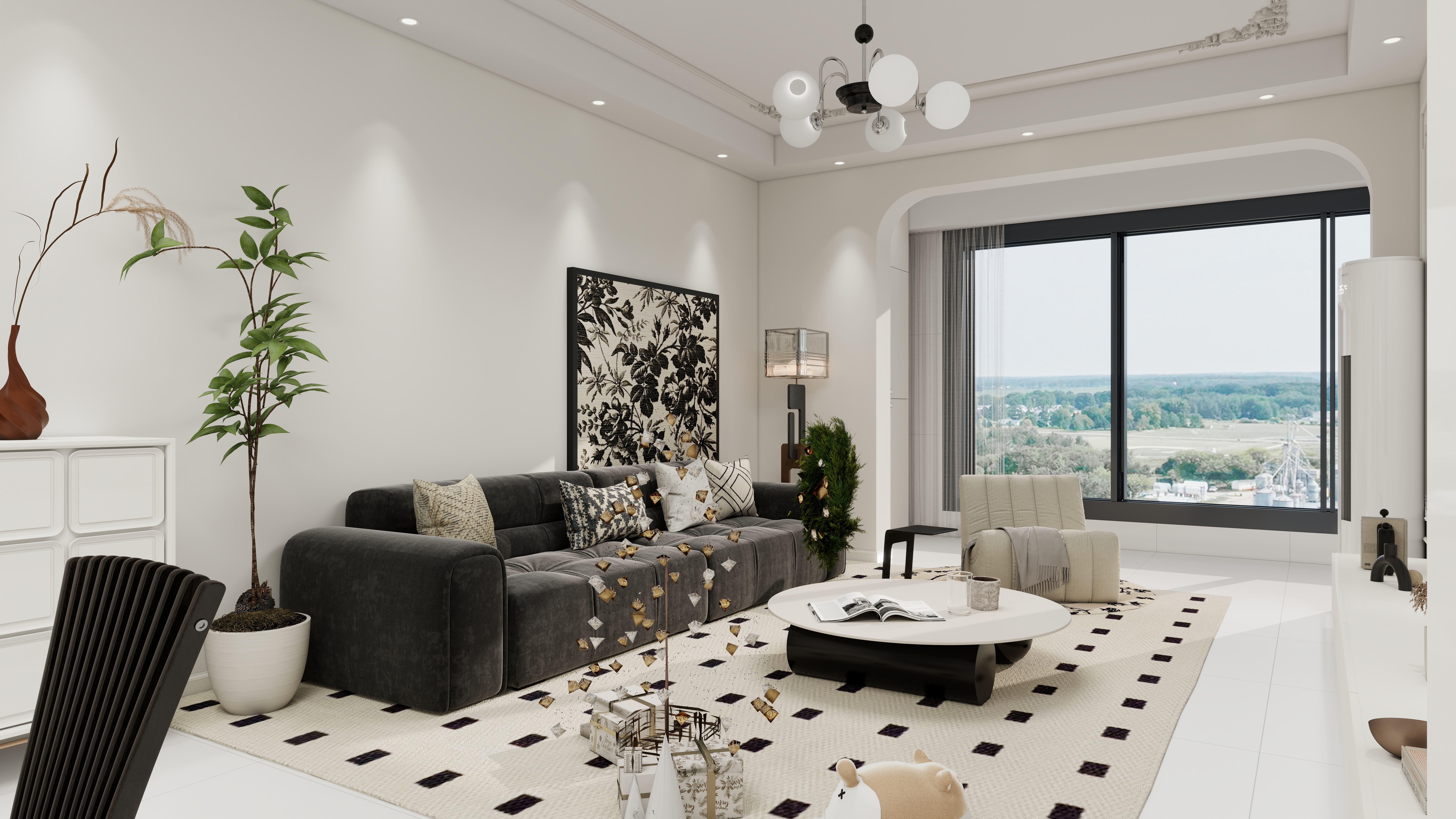 星匠设计-小朱-樱海铭筑13-1-804(轻法式）-装修设计方案